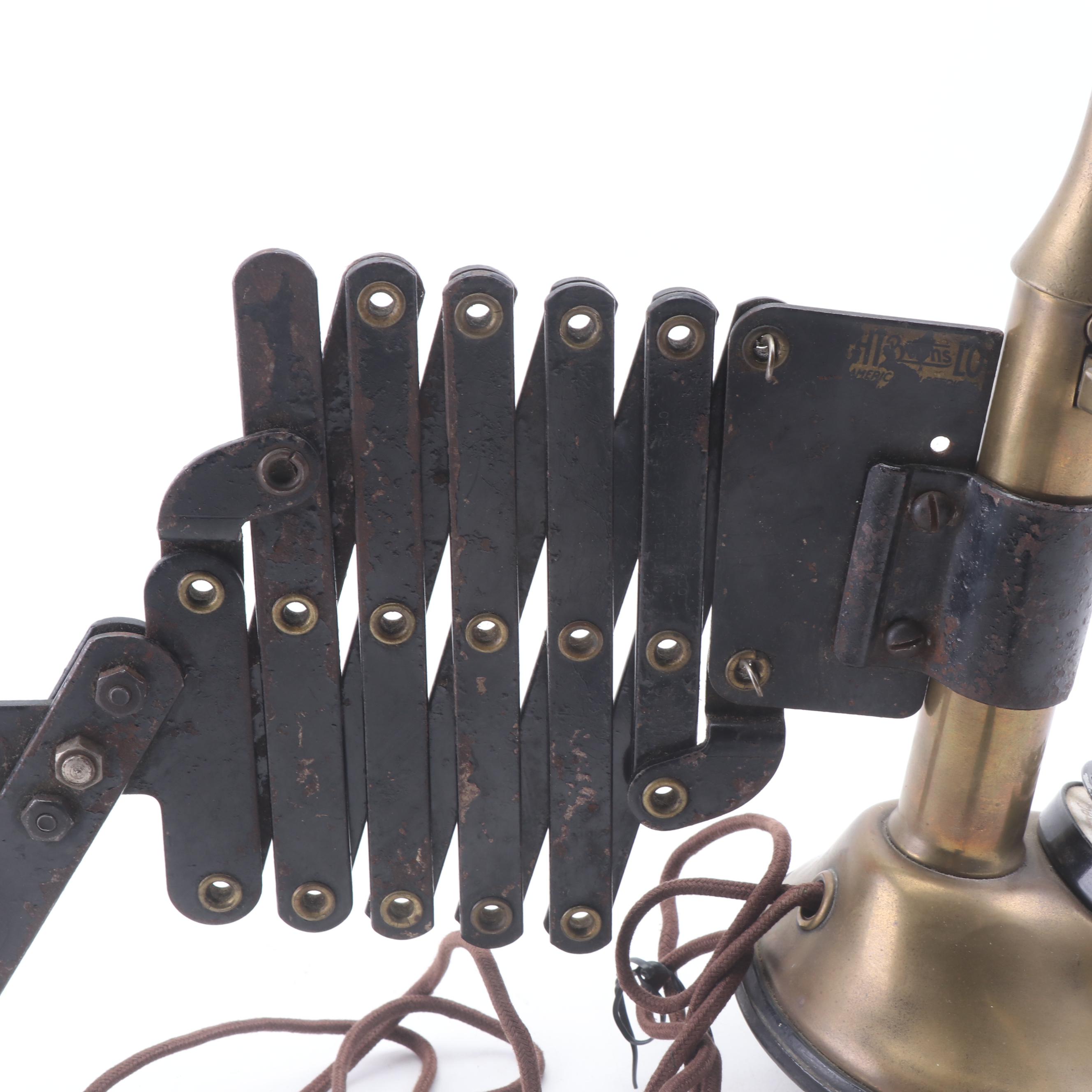 Western Electric Brass Candlestick Telephone with Extension Mount
