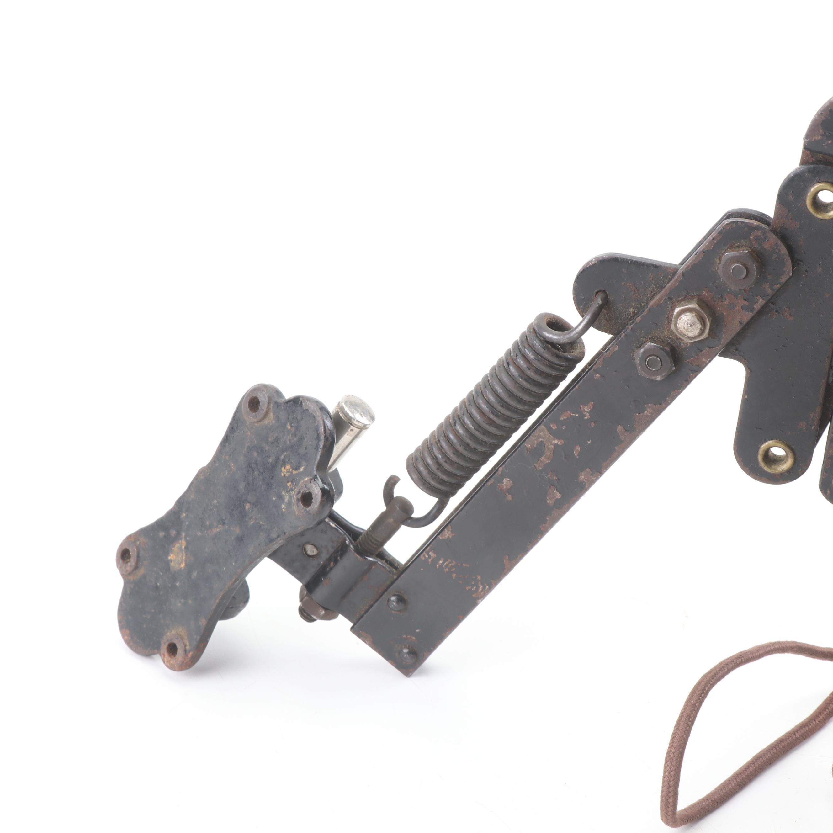 Western Electric Brass Candlestick Telephone with Extension Mount