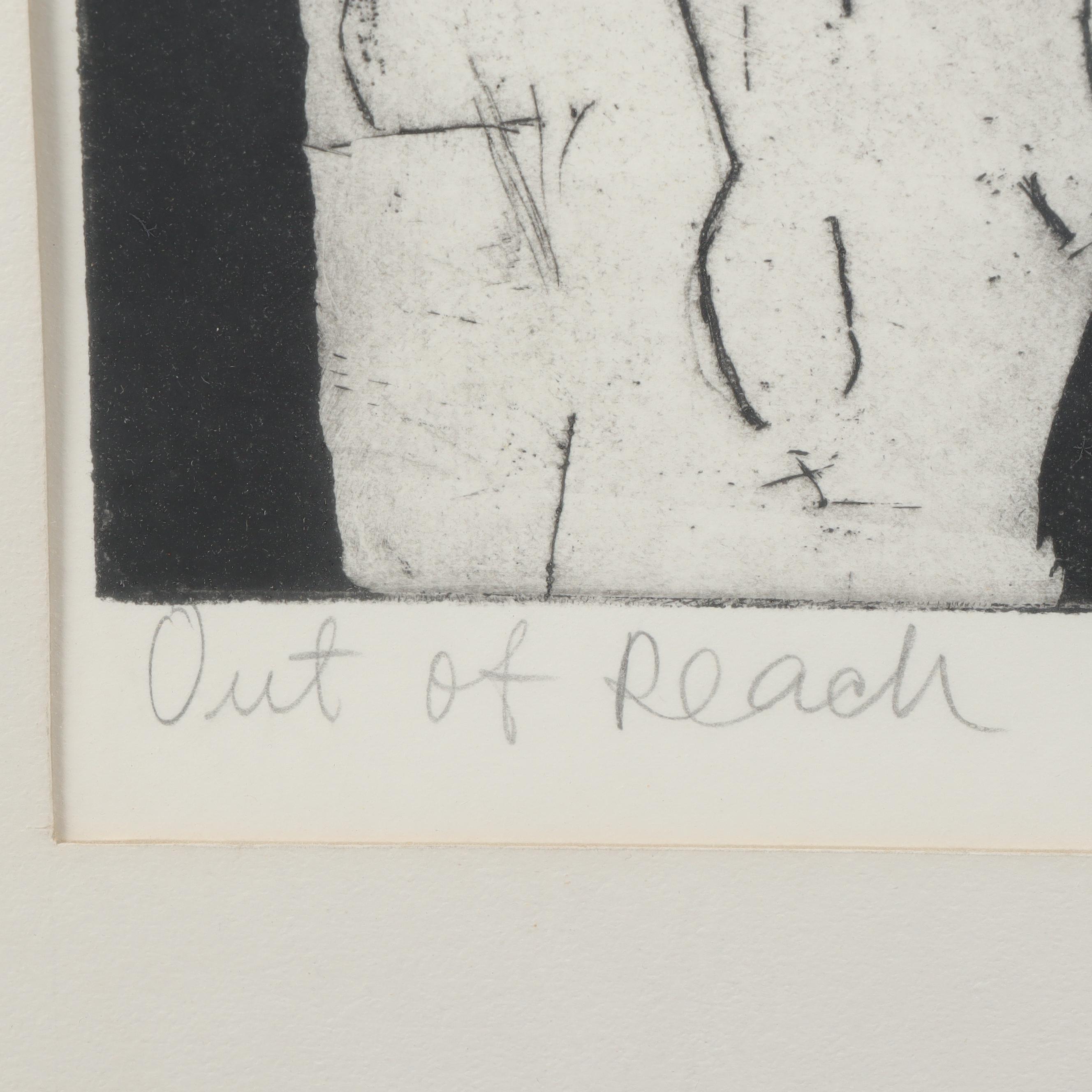 N. Palubinskas Abstract Etching of Figures "Out of Reach"