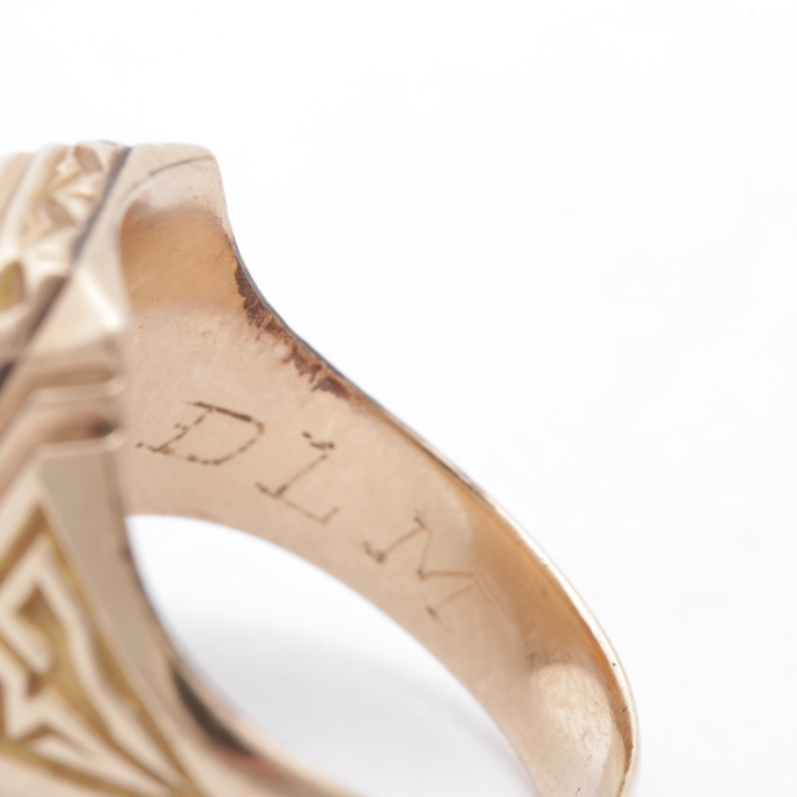 10K Yellow Gold Class Ring