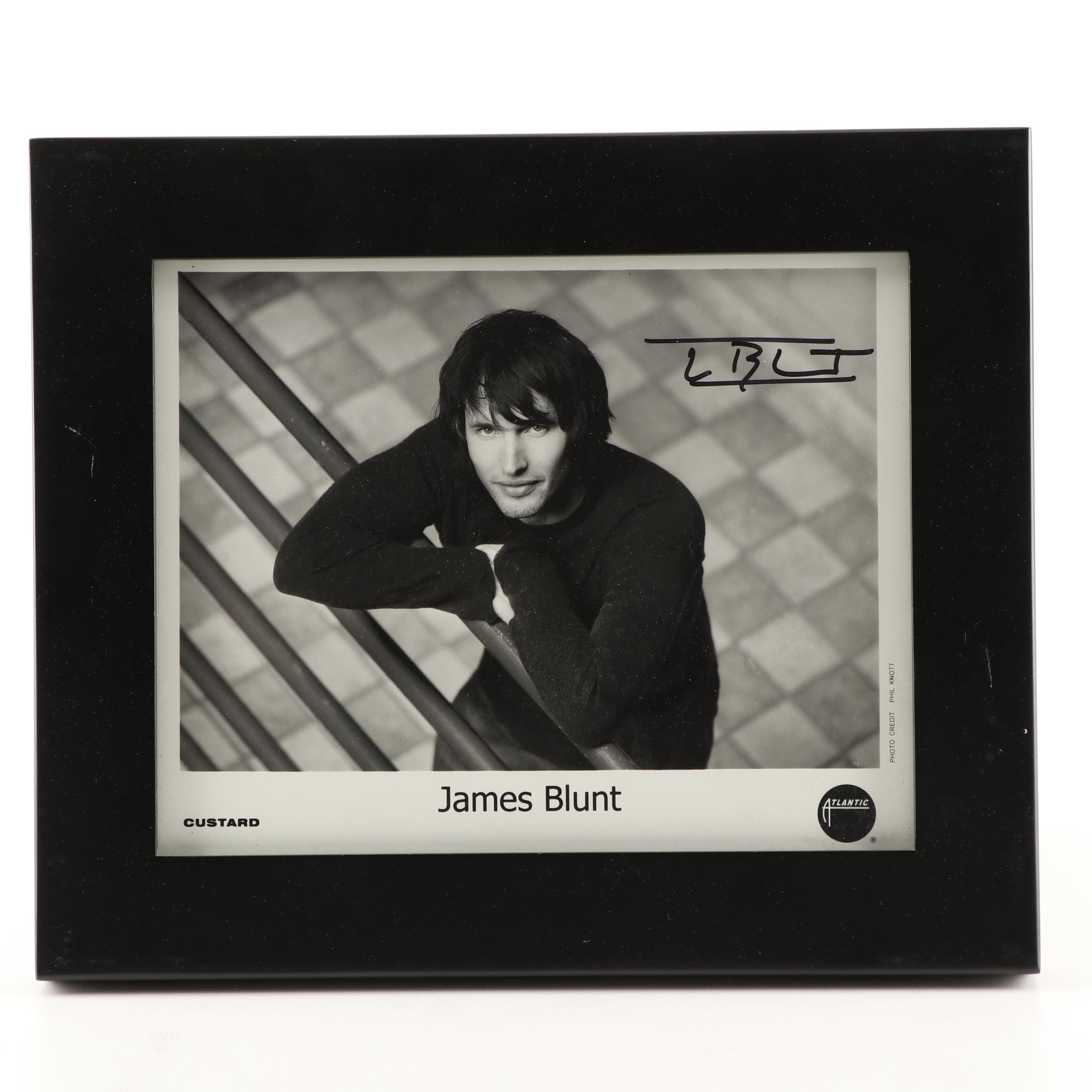 Musician James Blunt Signed Photograph