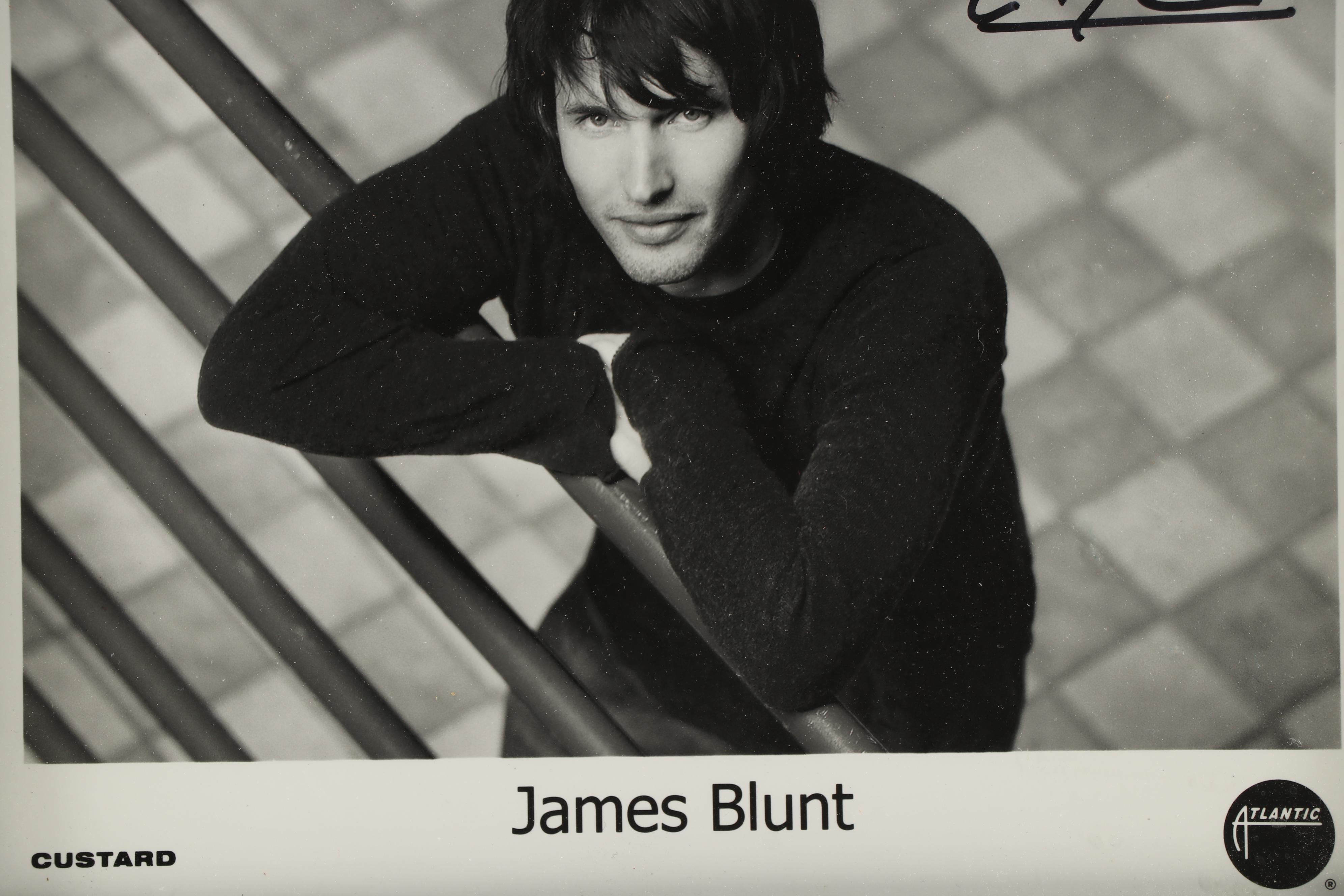 Musician James Blunt Signed Photograph