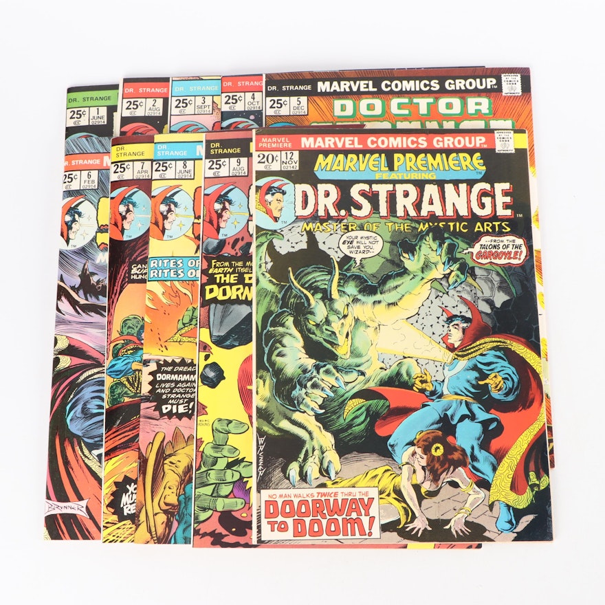 Bronze Age Marvel Comics Group "Dr. Strange" Comic Books