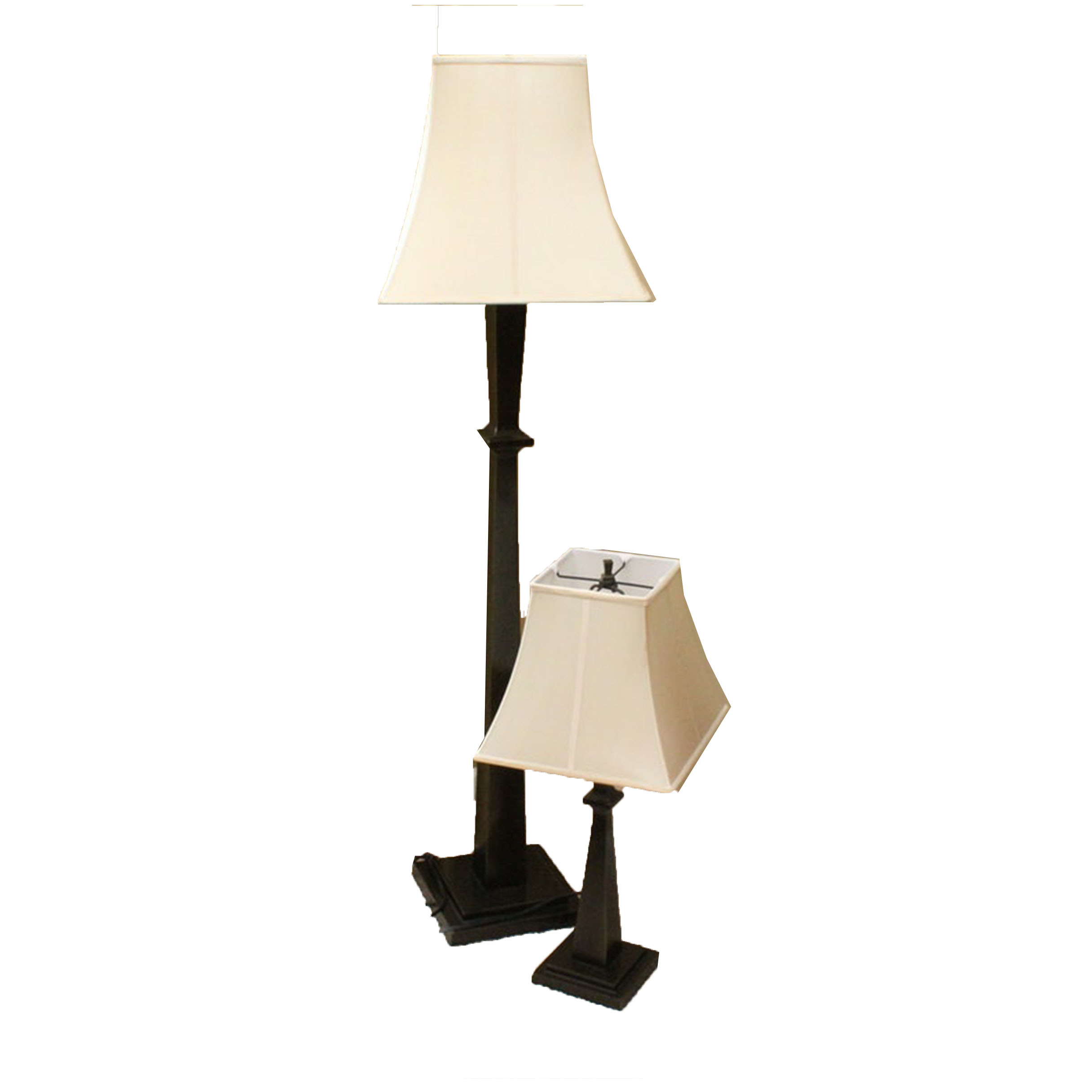 Contemporary Metal Floor and Table Lamps