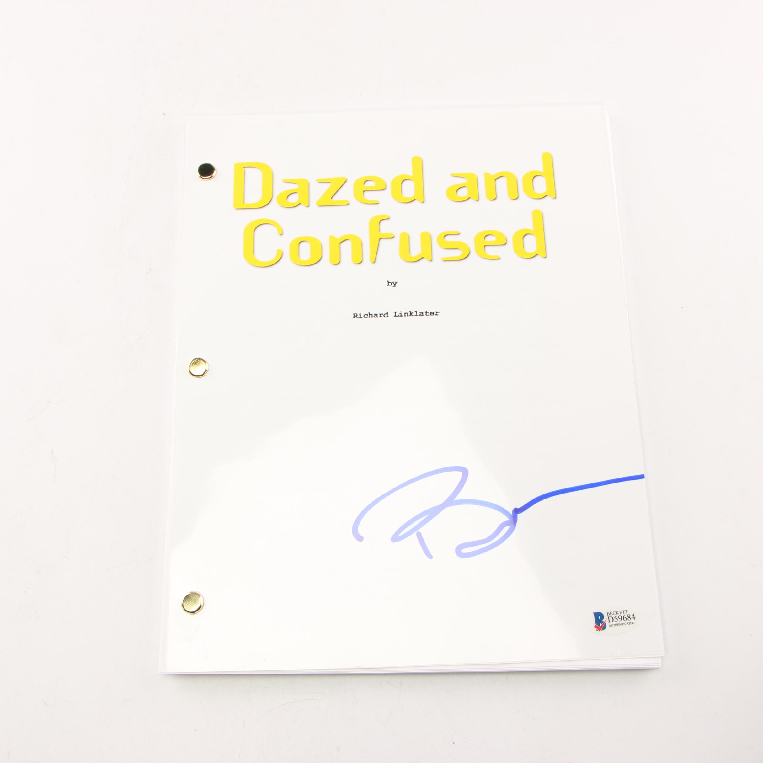 Ben Affleck Autographed "Dazed and Confused" Movie Script Beckett COA