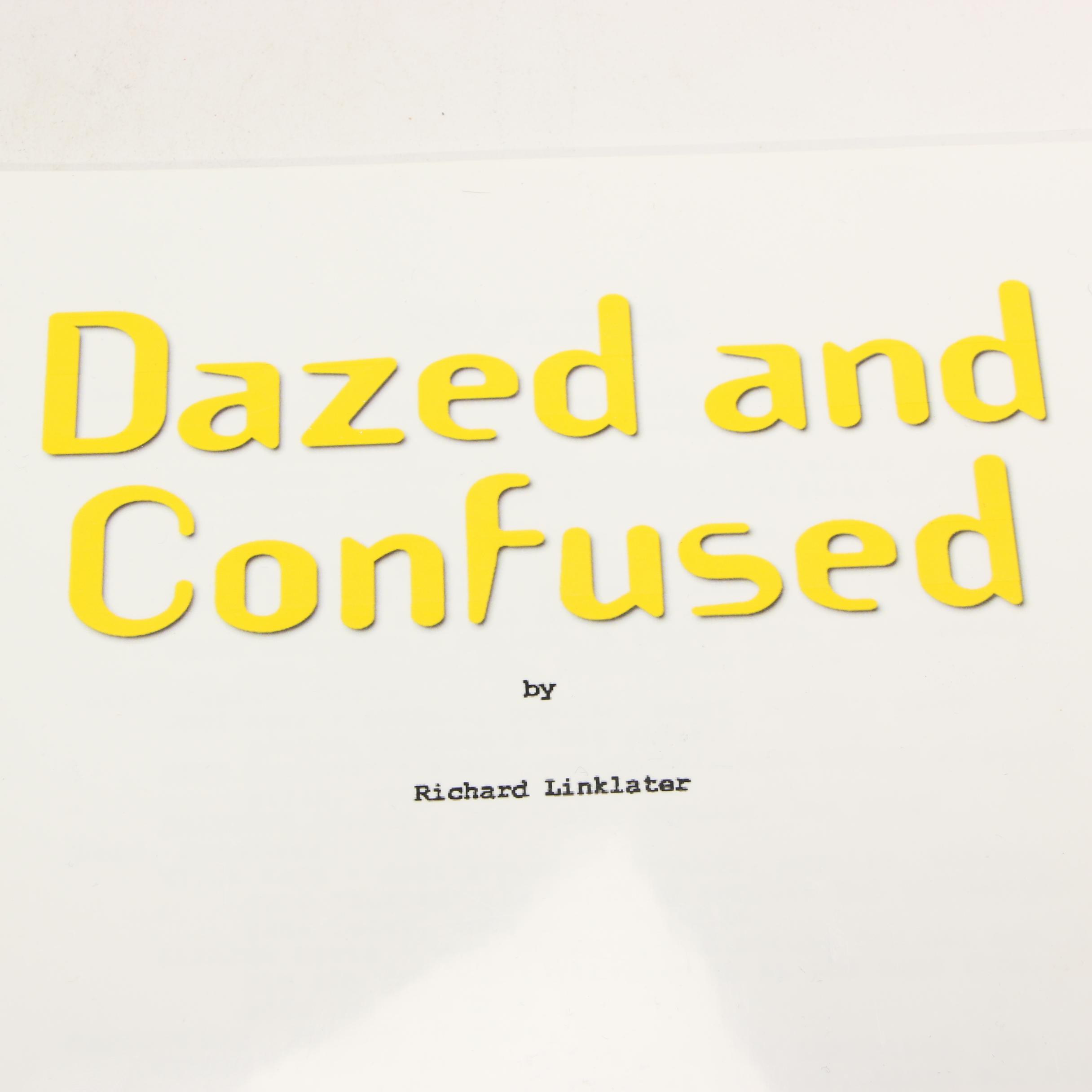 Ben Affleck Autographed "Dazed and Confused" Movie Script Beckett COA