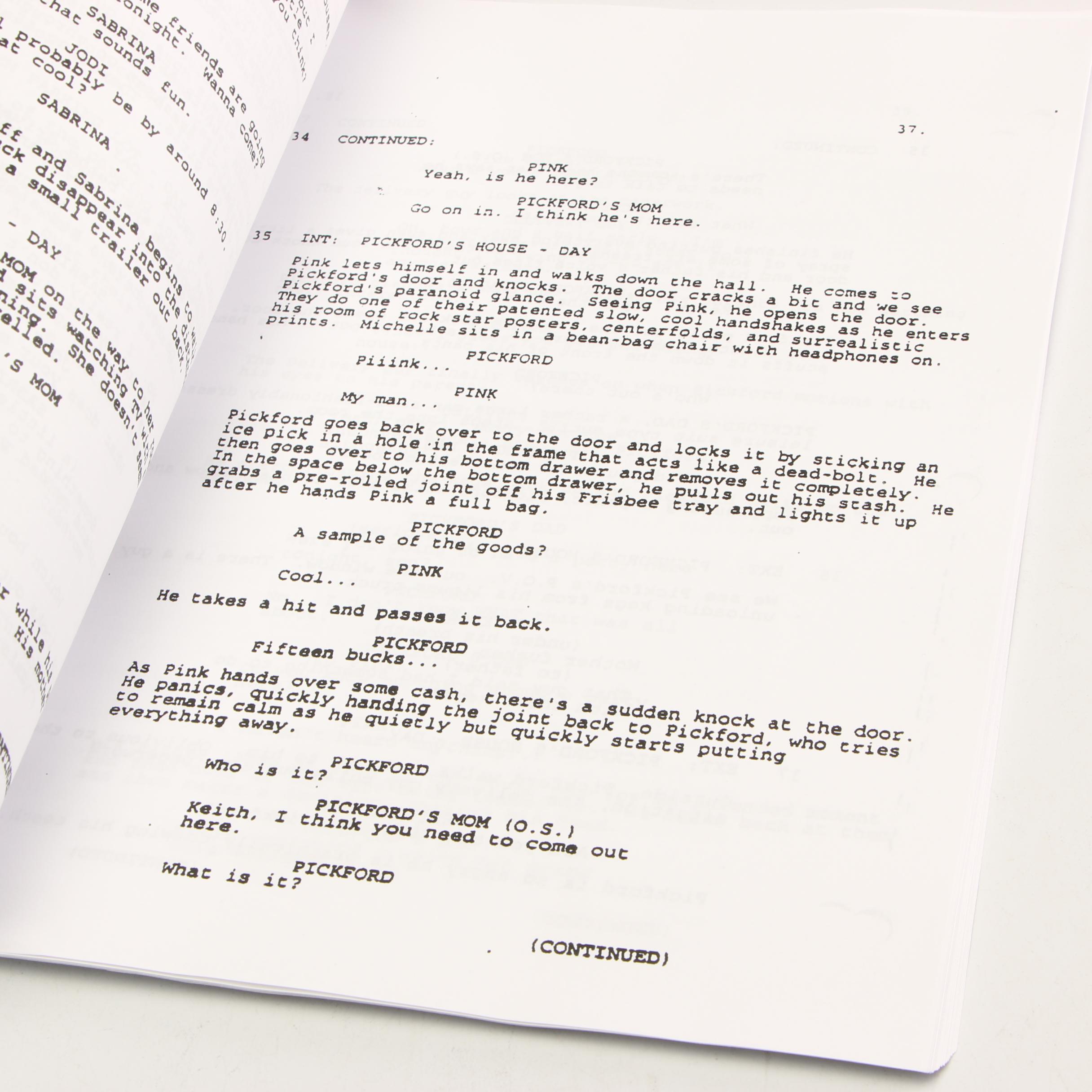 Ben Affleck Autographed "Dazed and Confused" Movie Script Beckett COA