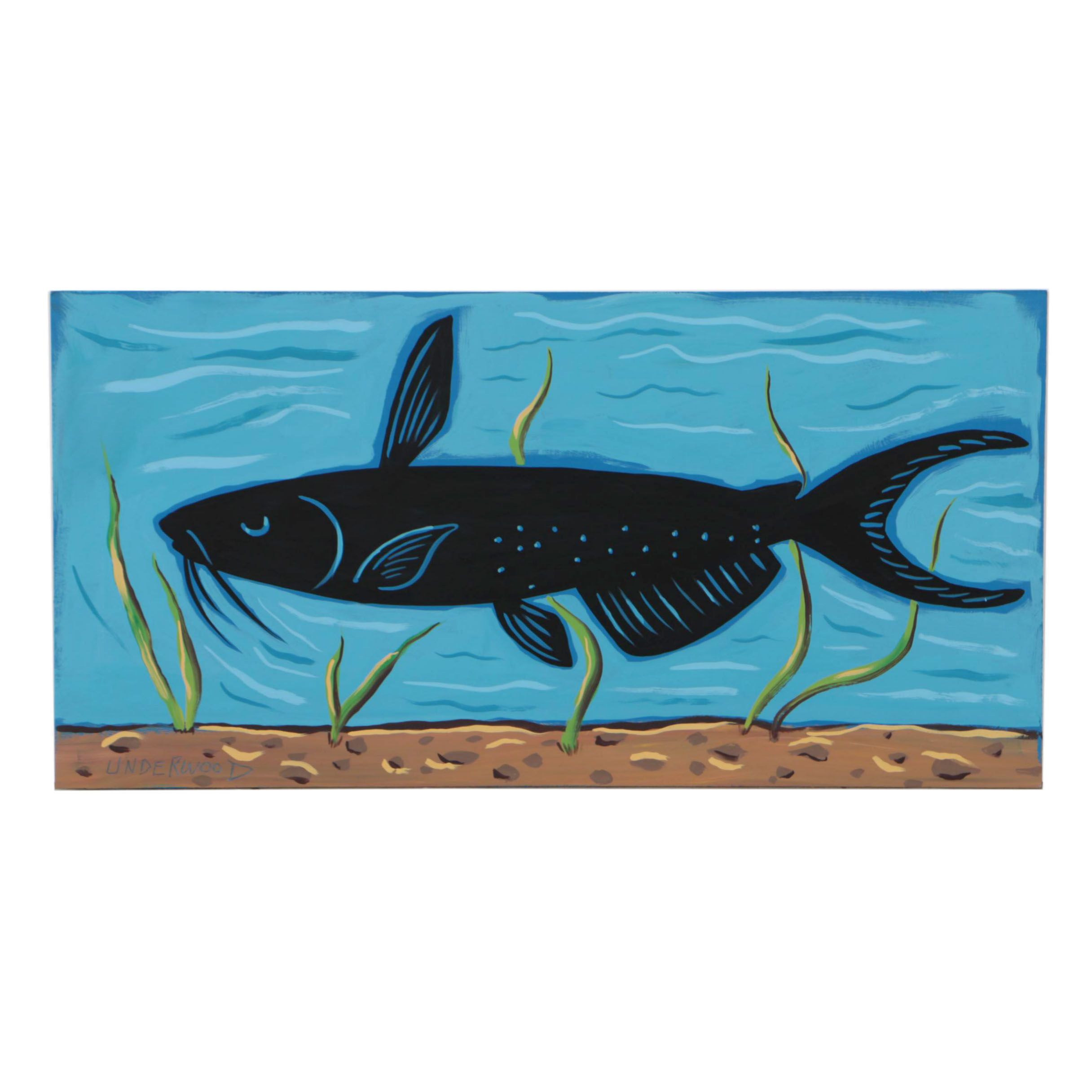 Jackie Underwood Folk Art Acrylic Painting