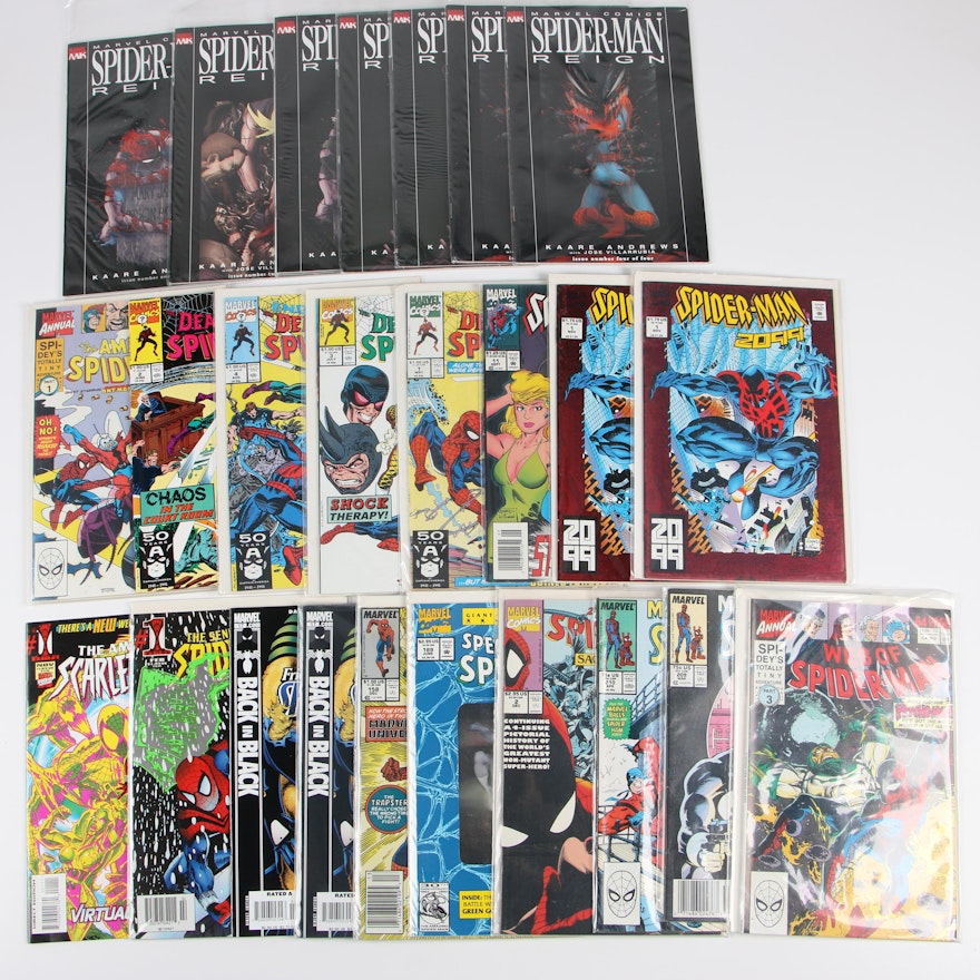 Marvel "Spider-Man" Modern Age Comic Books, 1990s-2000s