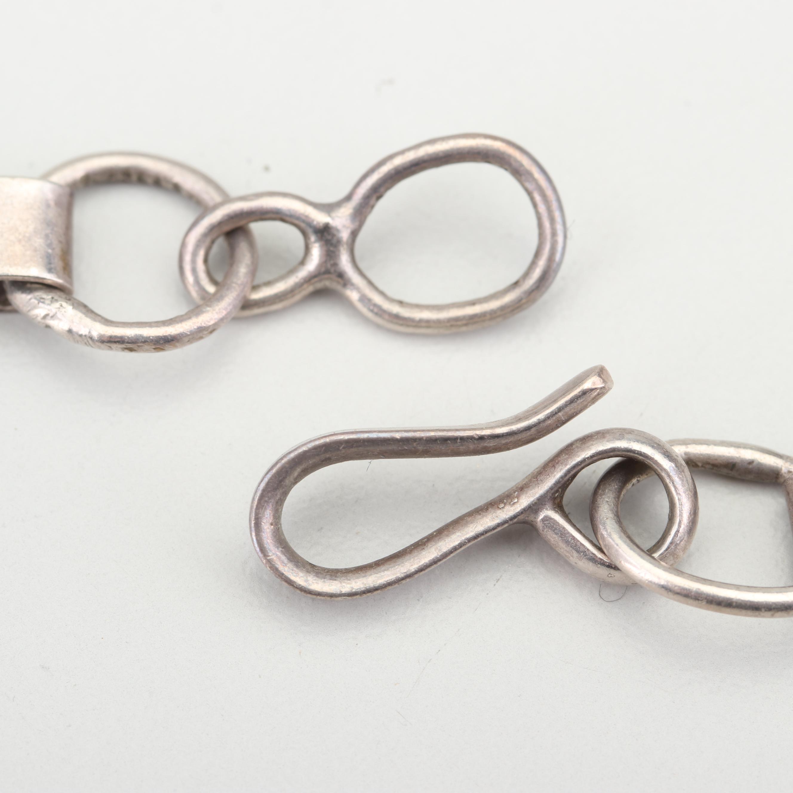 Art Lewis Choctaw Sterling Silver Thunderbird Pendant Turquoise Necklace