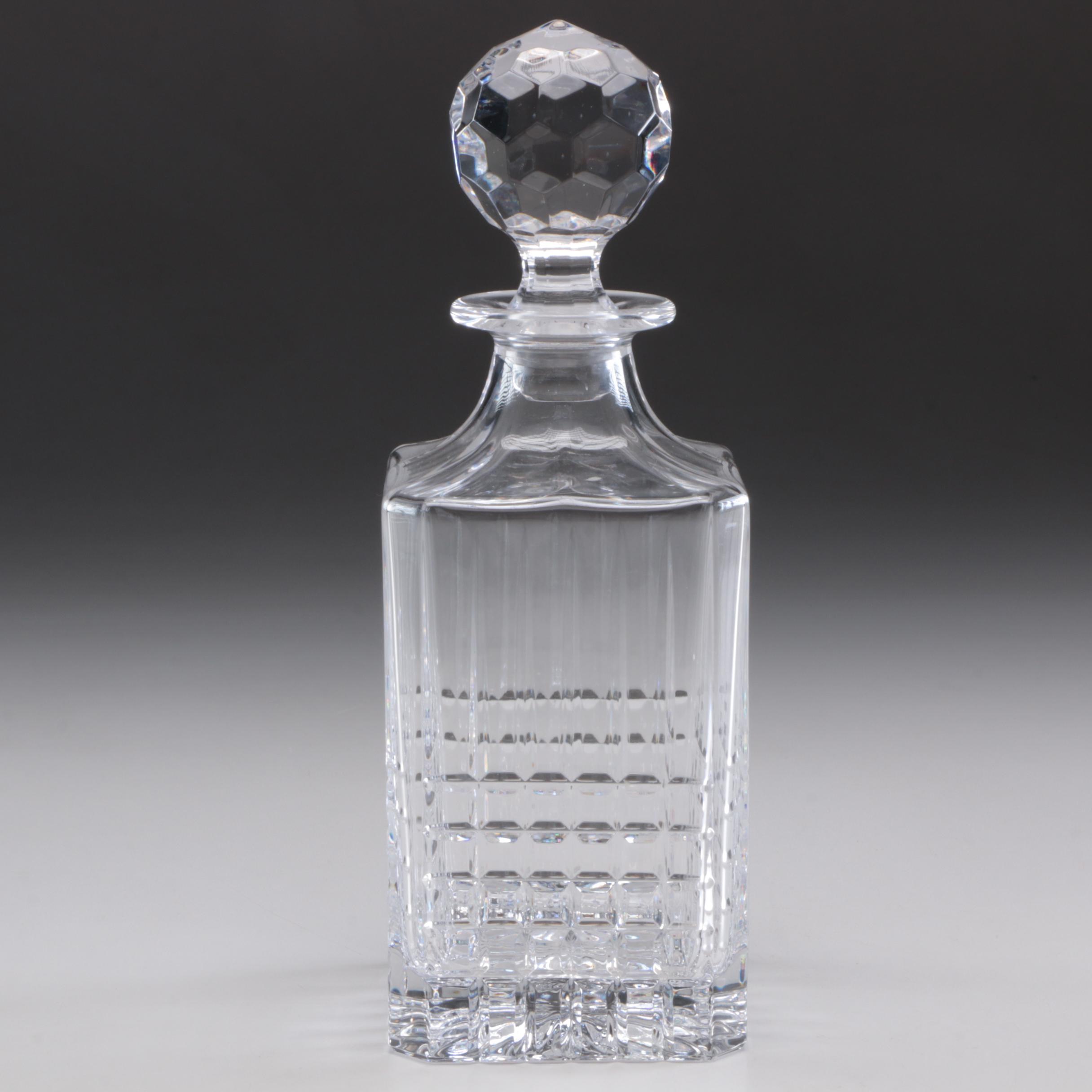 Tiffany and Co. "Plaid" Decanter