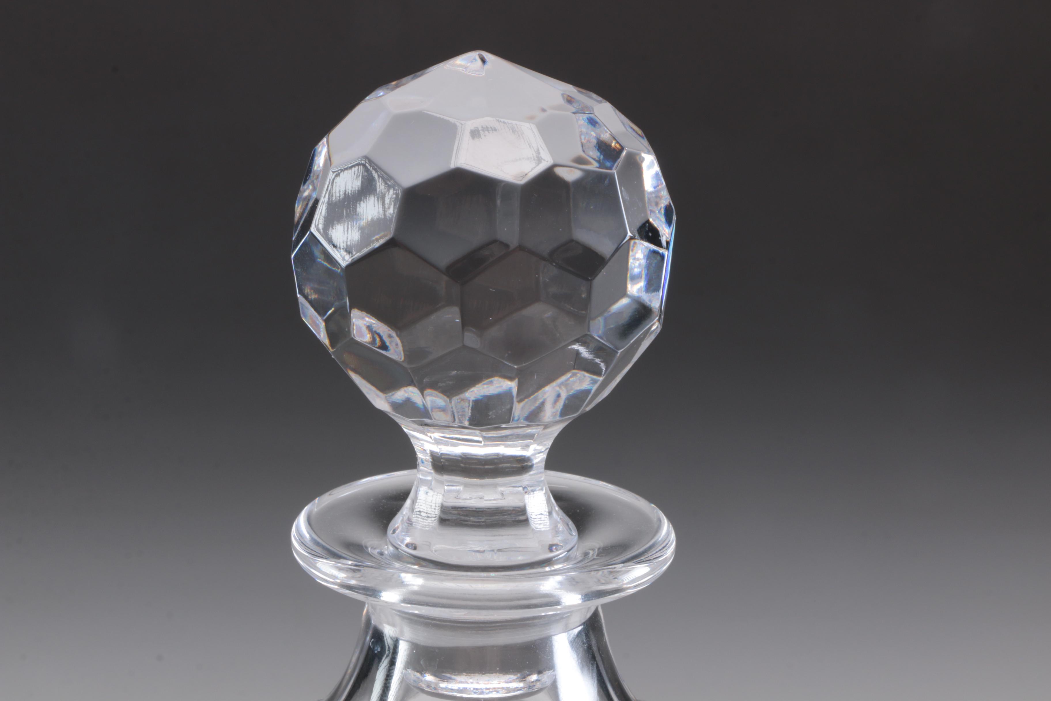 Tiffany and Co. "Plaid" Decanter