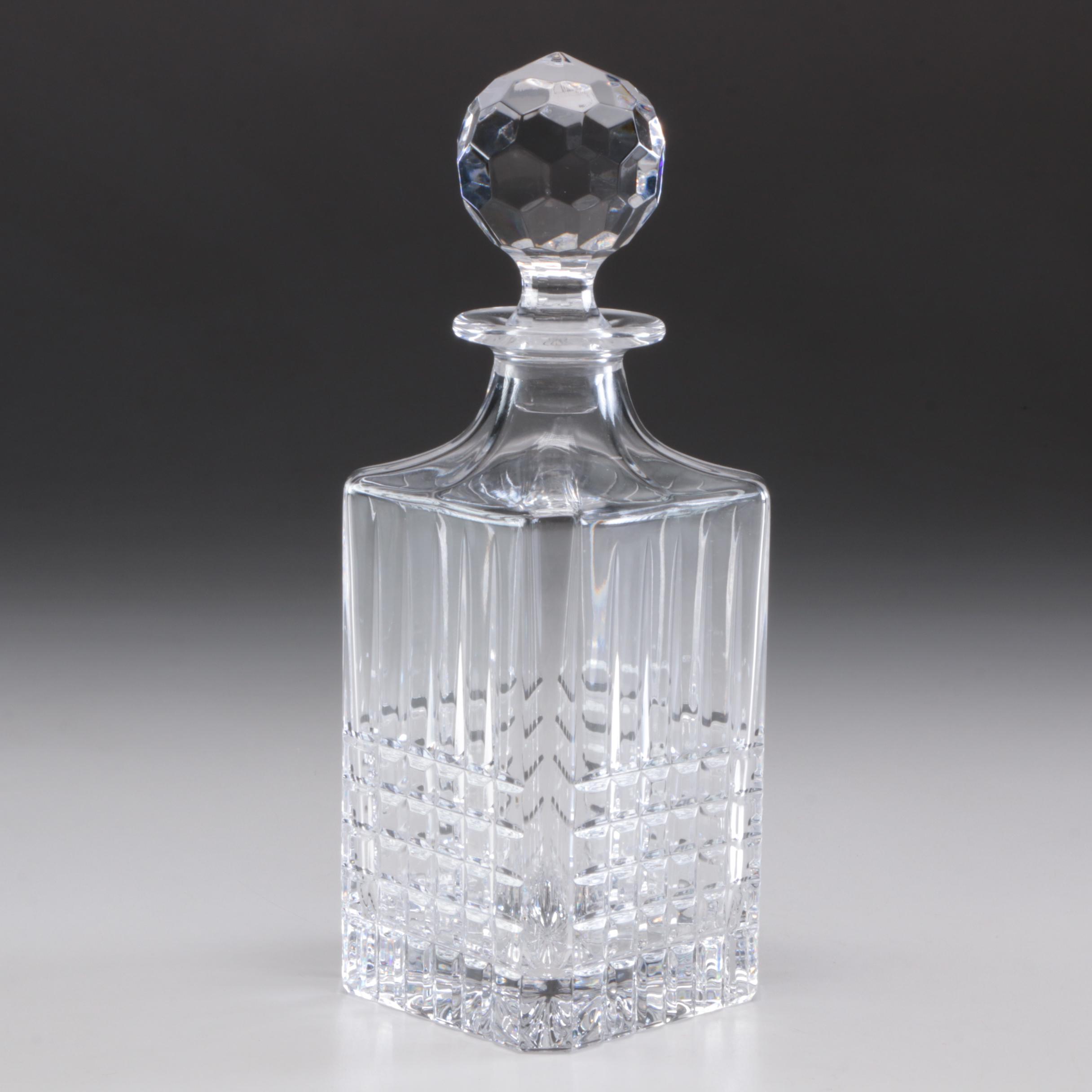 Tiffany and Co. "Plaid" Decanter