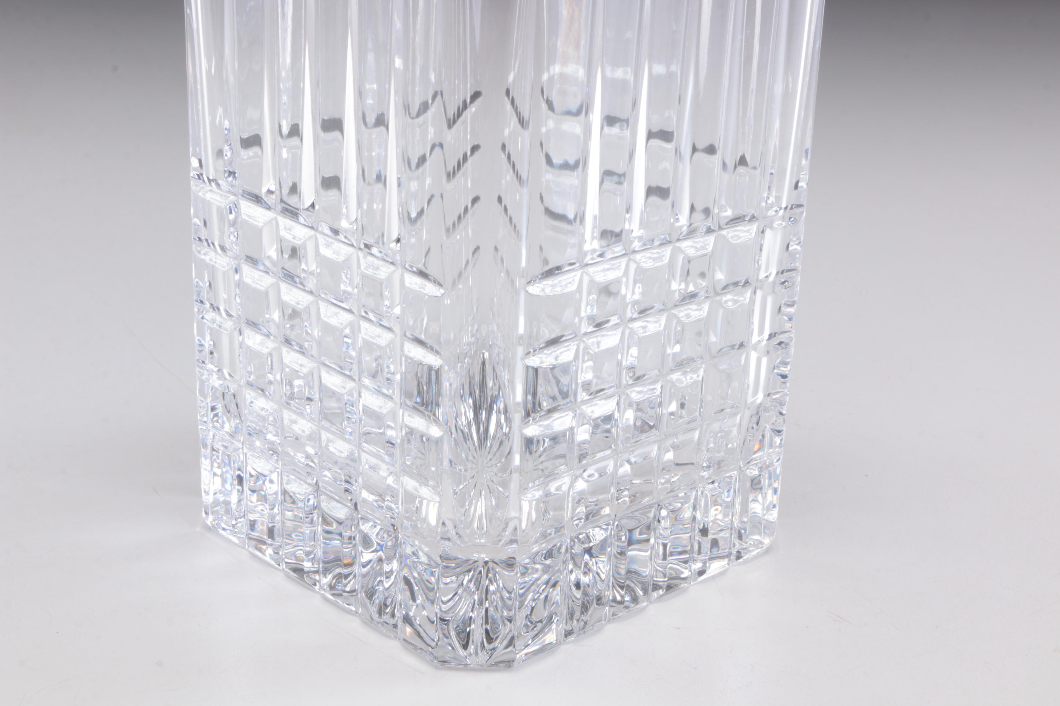 Tiffany and Co. "Plaid" Decanter