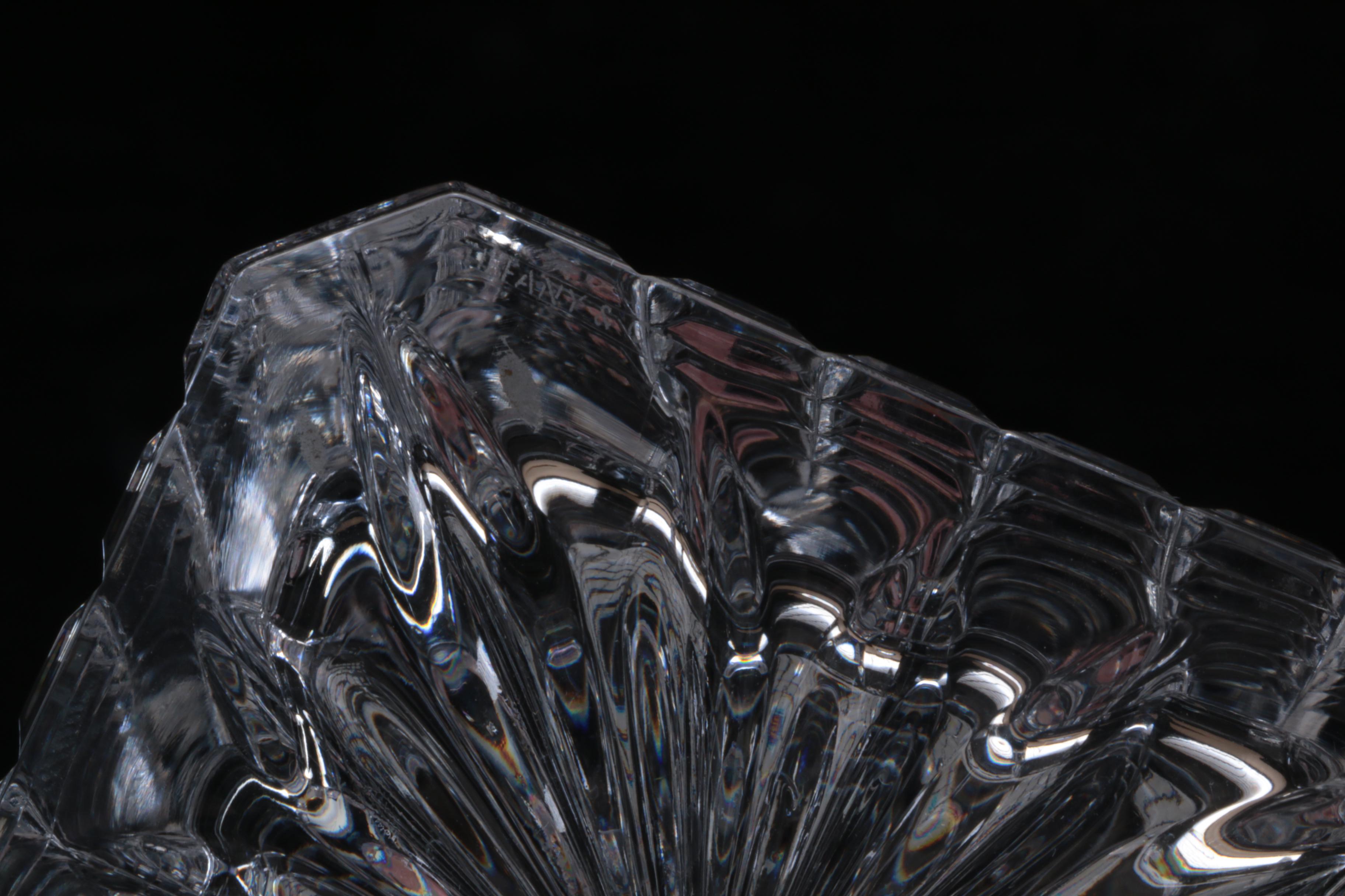 Tiffany and Co. "Plaid" Decanter