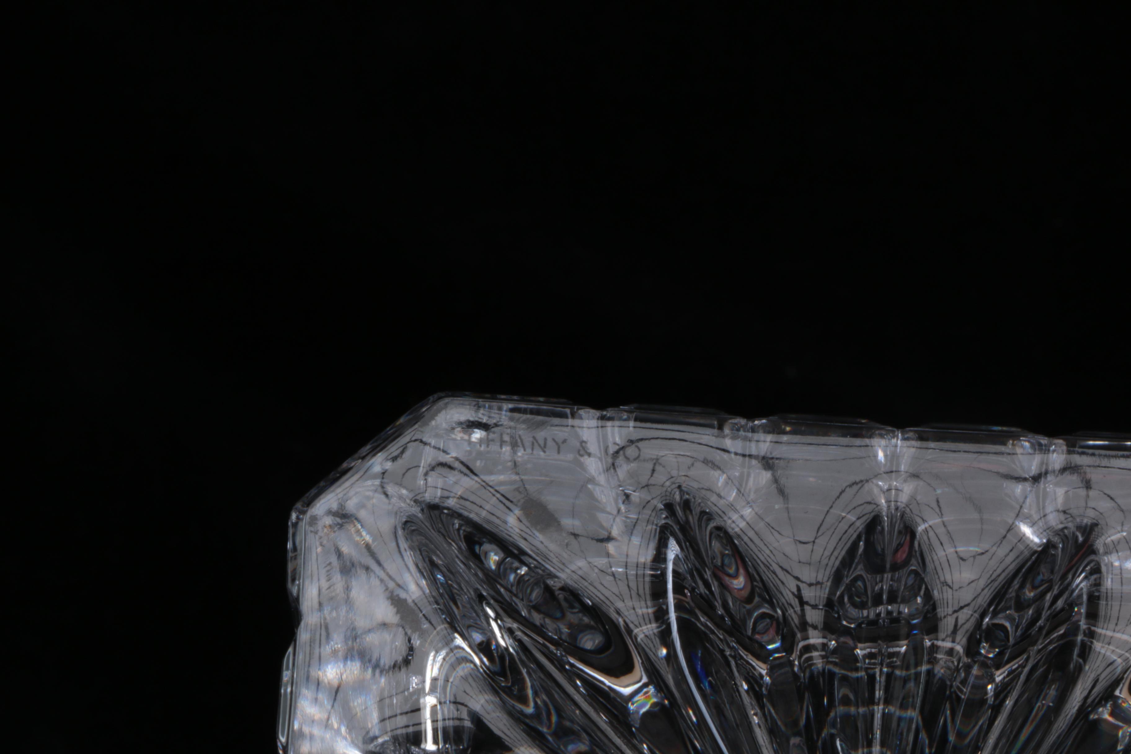 Tiffany and Co. "Plaid" Decanter