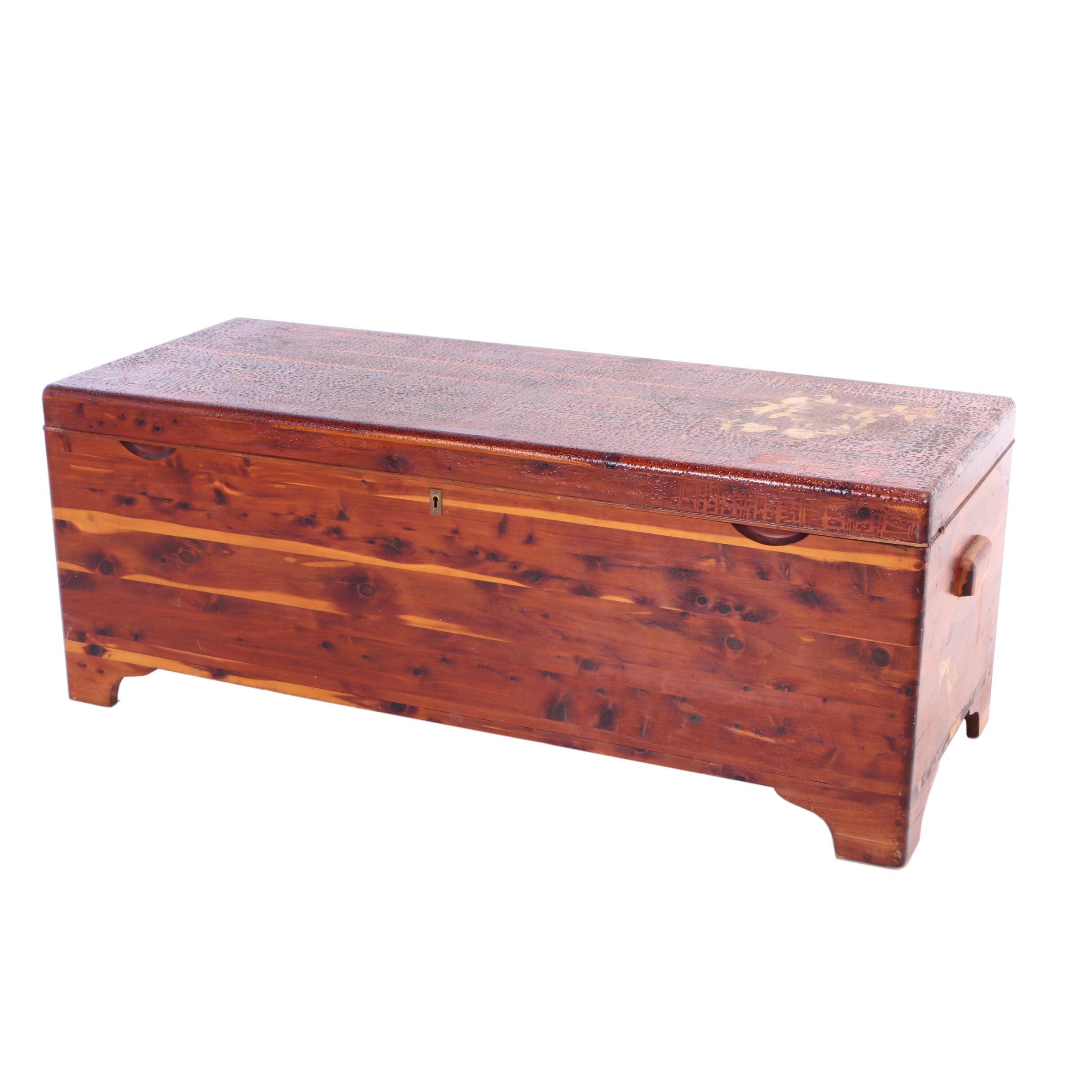 Federal Equipment Co., Red Cedar Chest, 20th Century