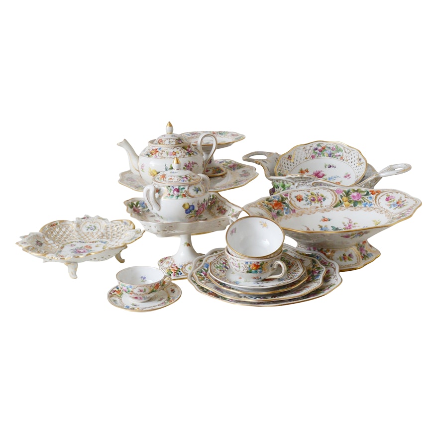 Collection of Mixed China by Dresden and Schumann