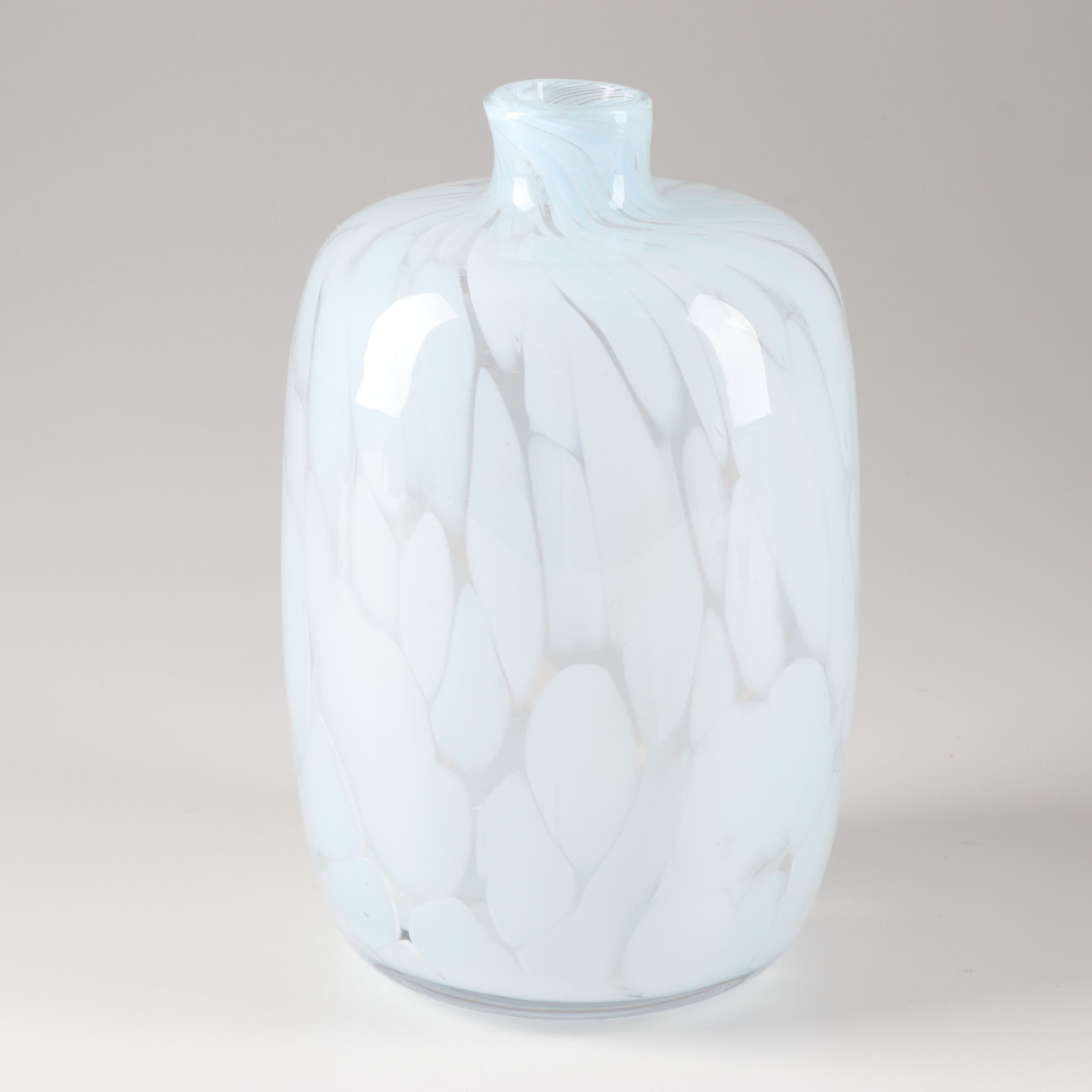Light Blue Art Glass Vases