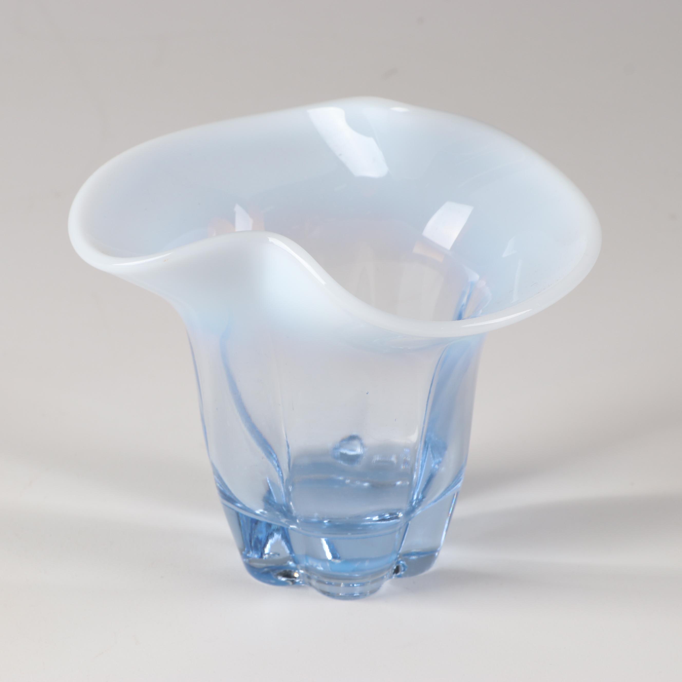 Light Blue Art Glass Vases