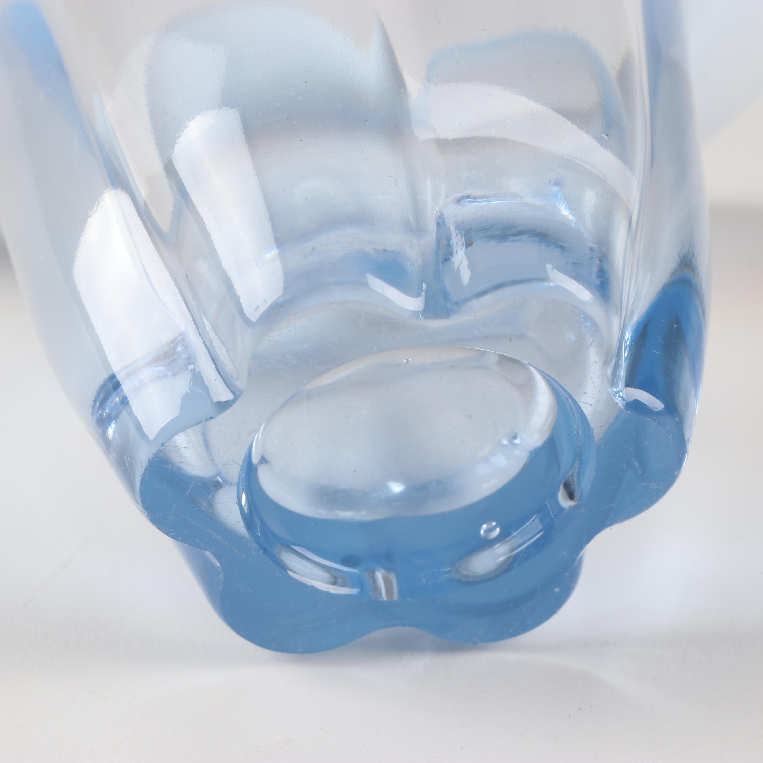 Light Blue Art Glass Vases