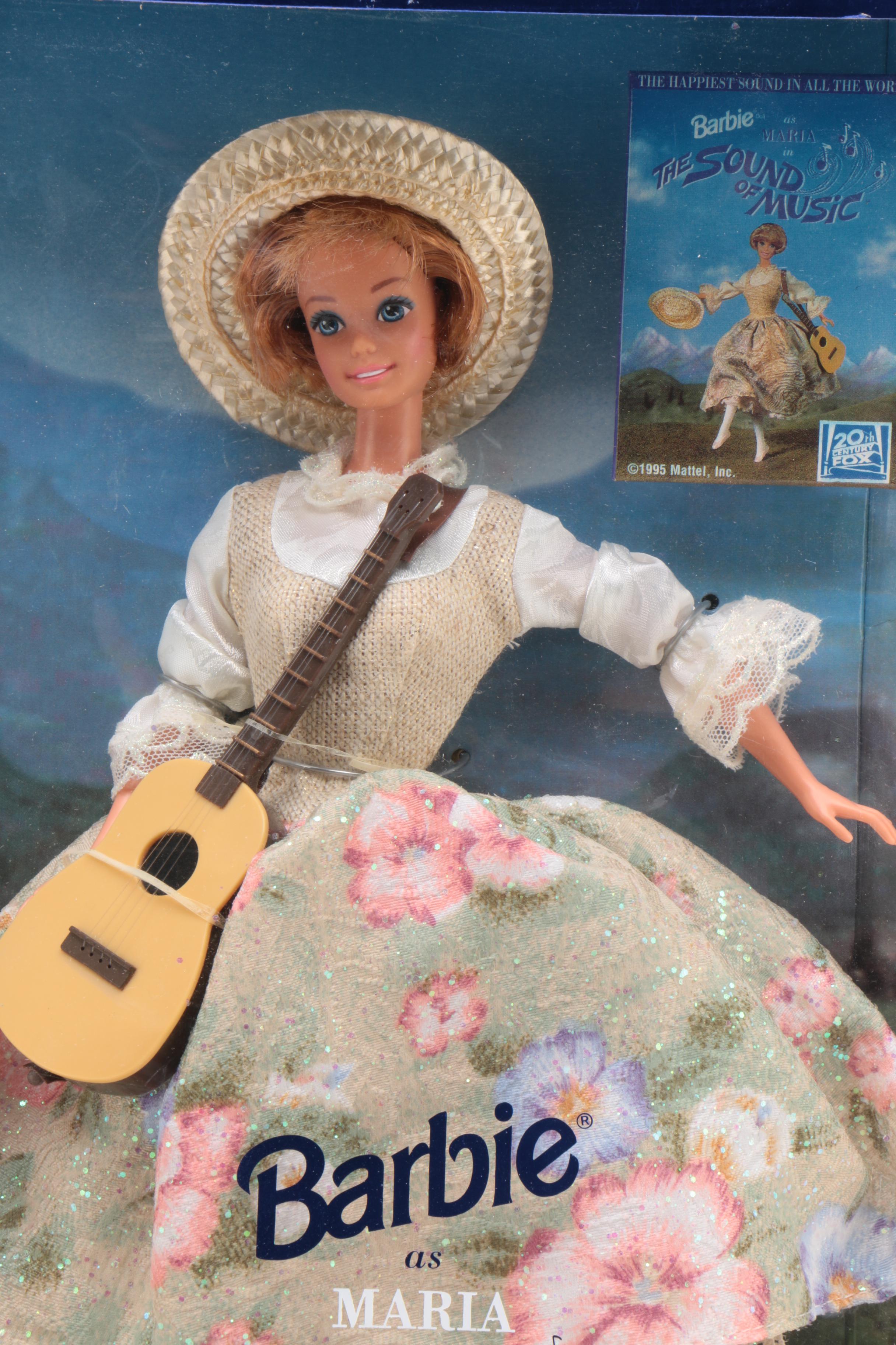 "The Sound of Music" Barbie with "Lucy Does a TV Commercial" Collectors Dolls