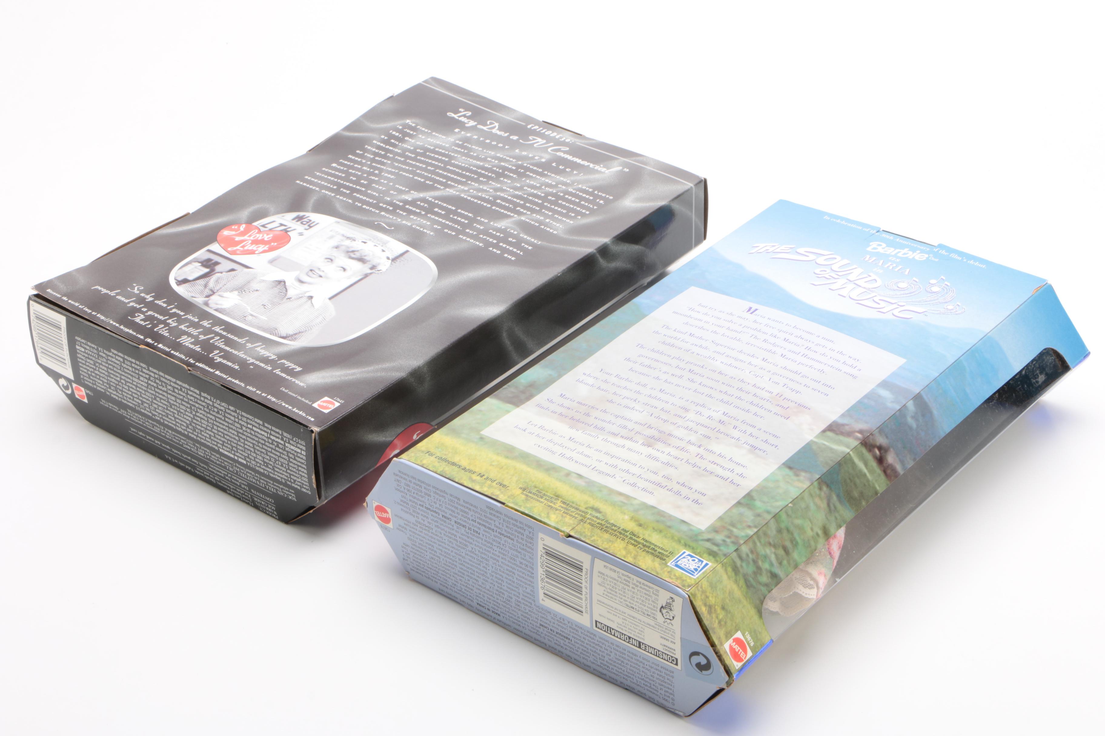 "The Sound of Music" Barbie with "Lucy Does a TV Commercial" Collectors Dolls