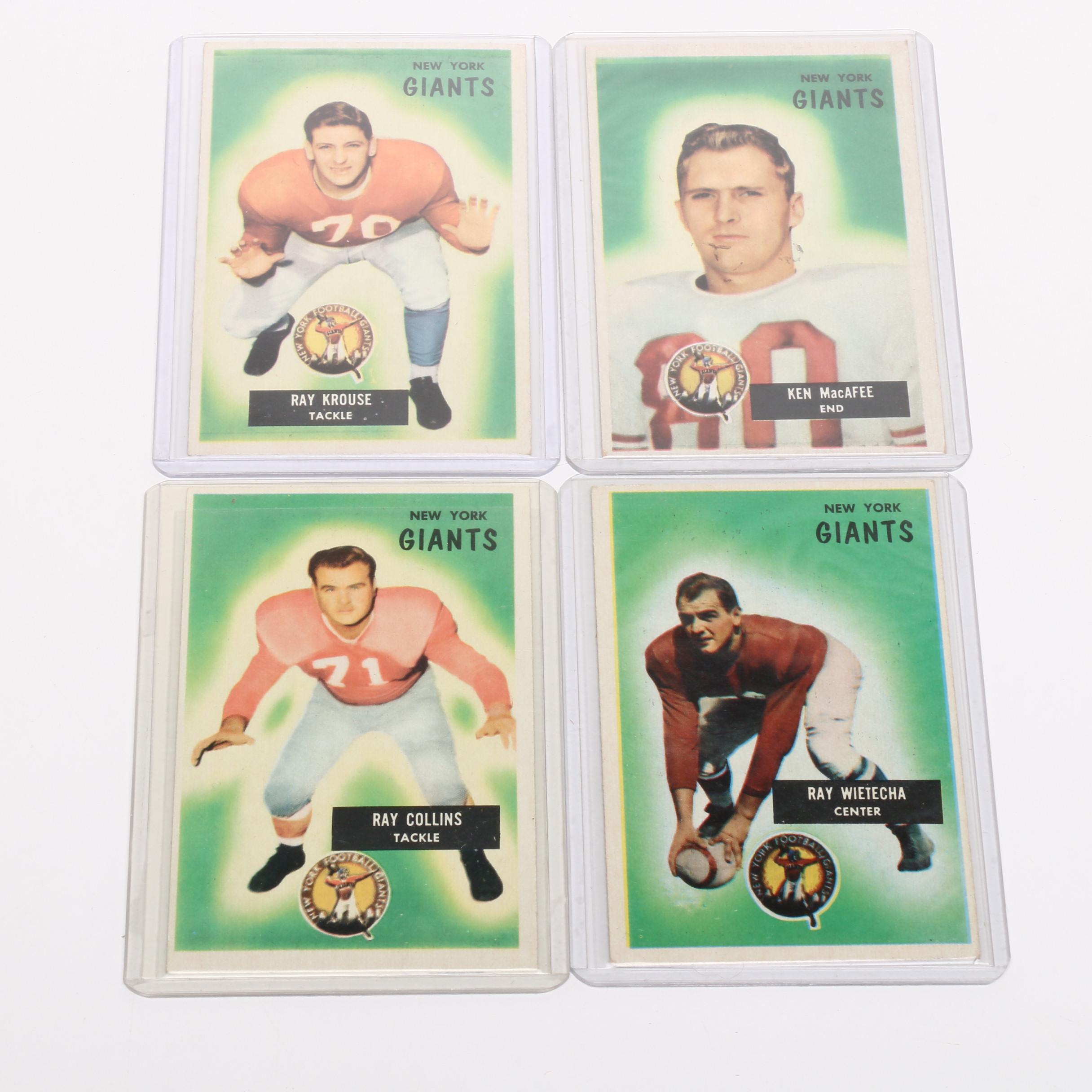 1955 Bowman Football Cards