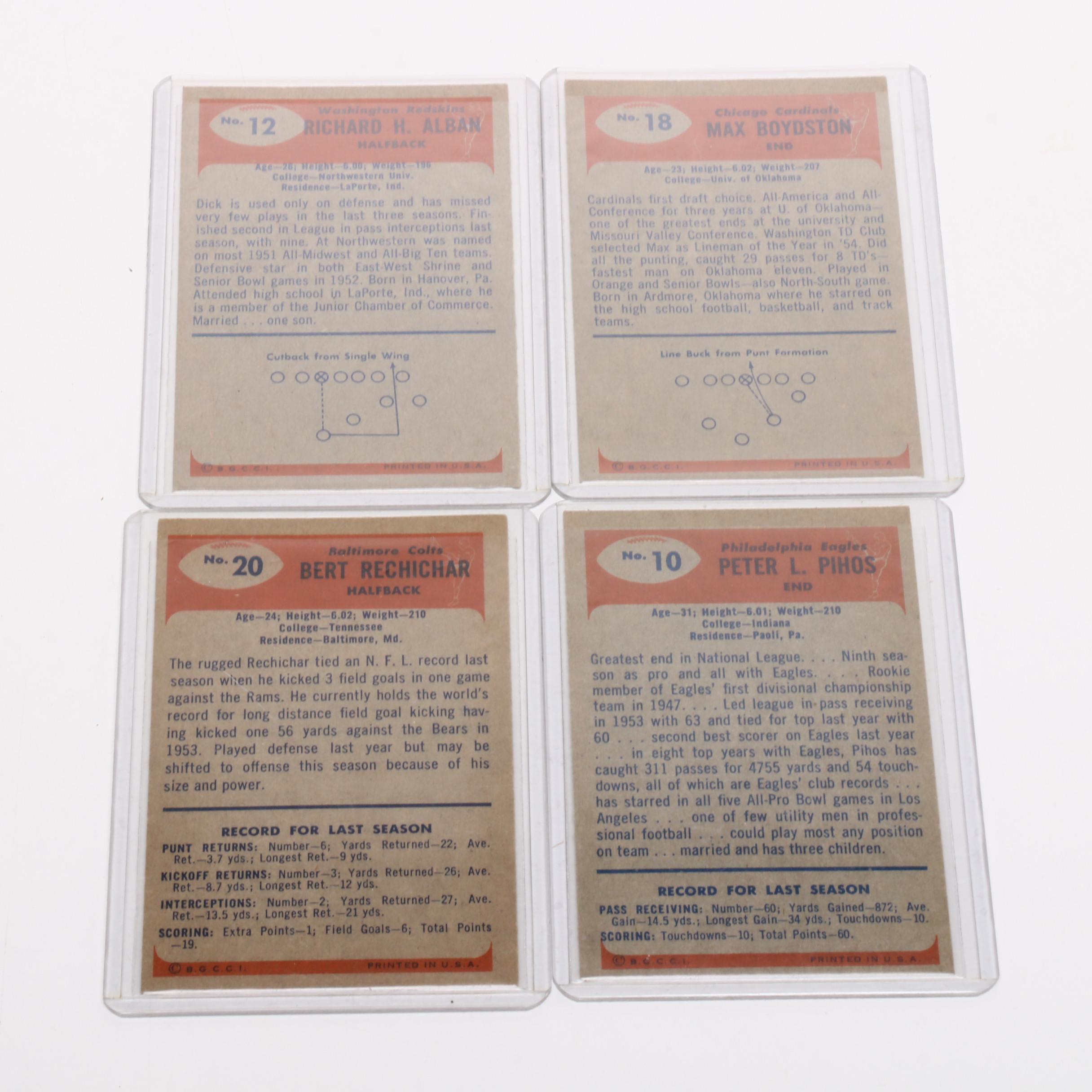 1955 Bowman Football Cards