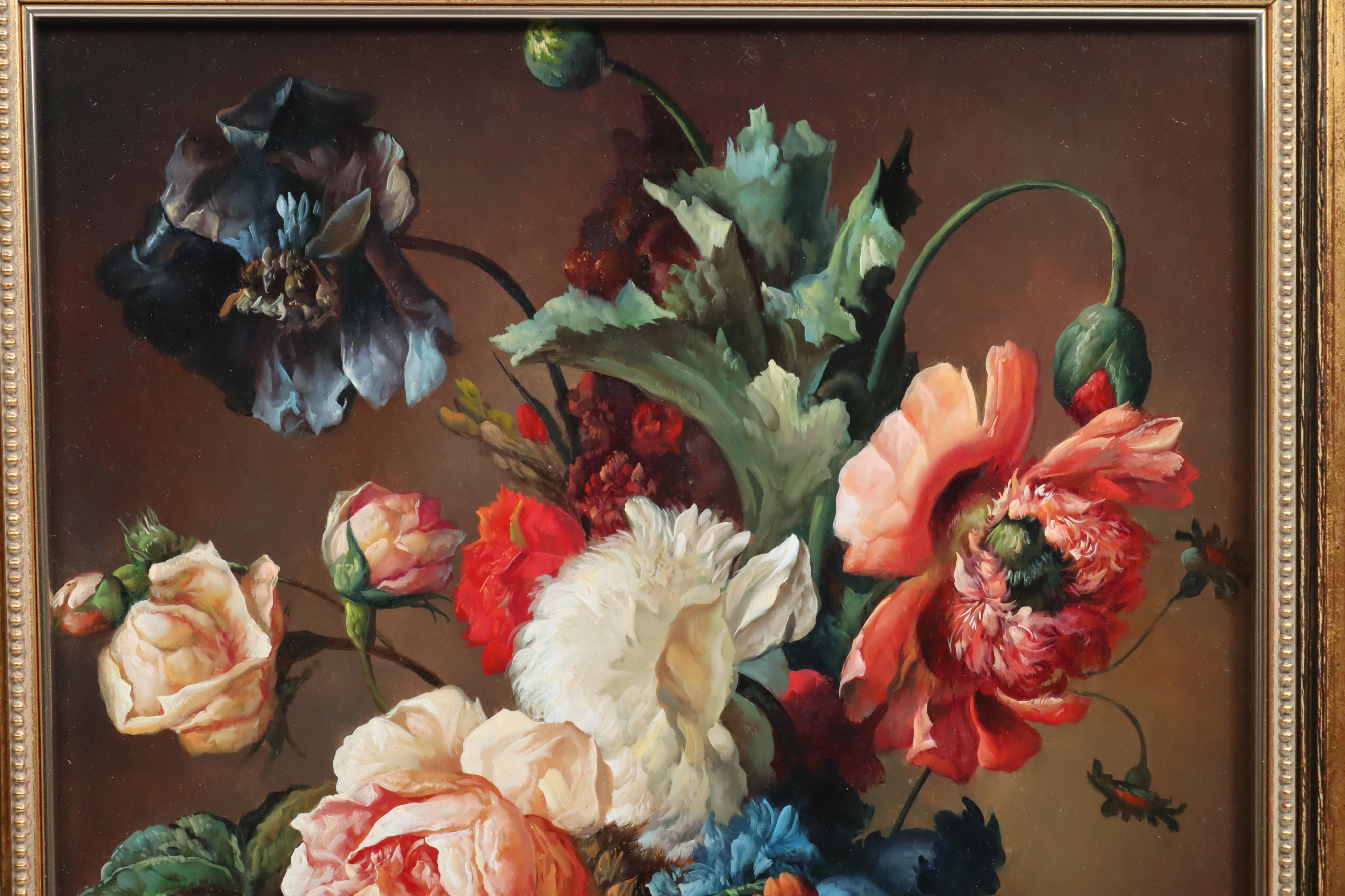 Jose Vigo Espuig Benarroch Floral Still Life Oil Painting