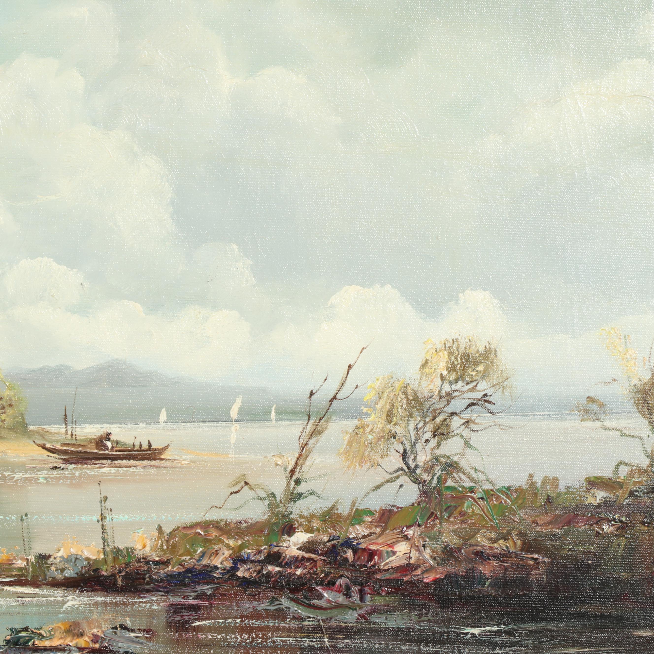 George Deaca Landscape Oil Painting