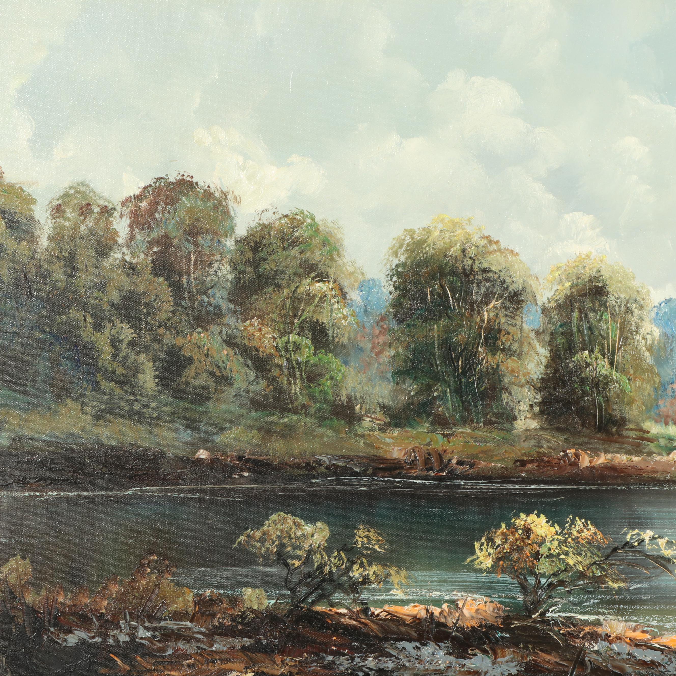 George Deaca Landscape Oil Painting