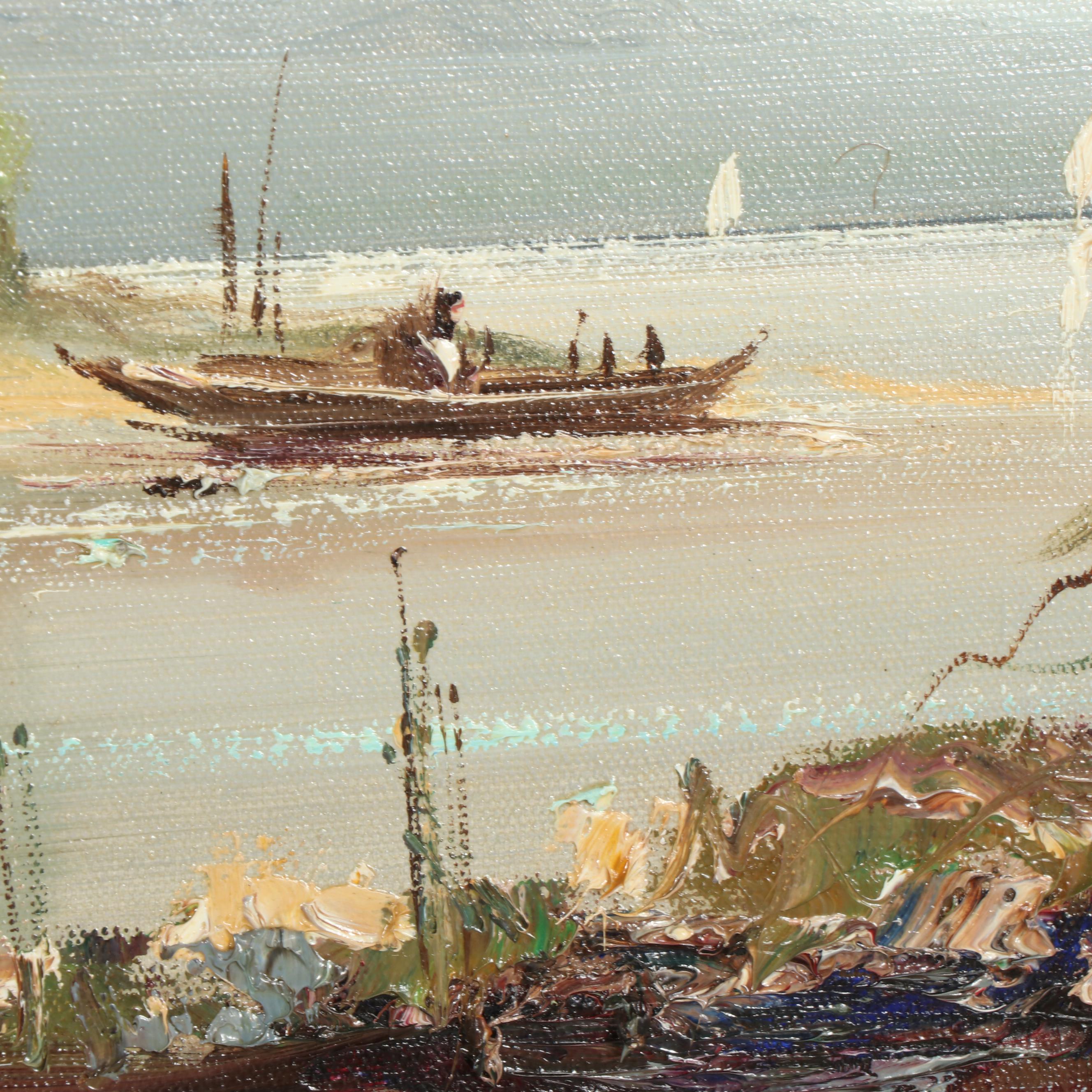 George Deaca Landscape Oil Painting