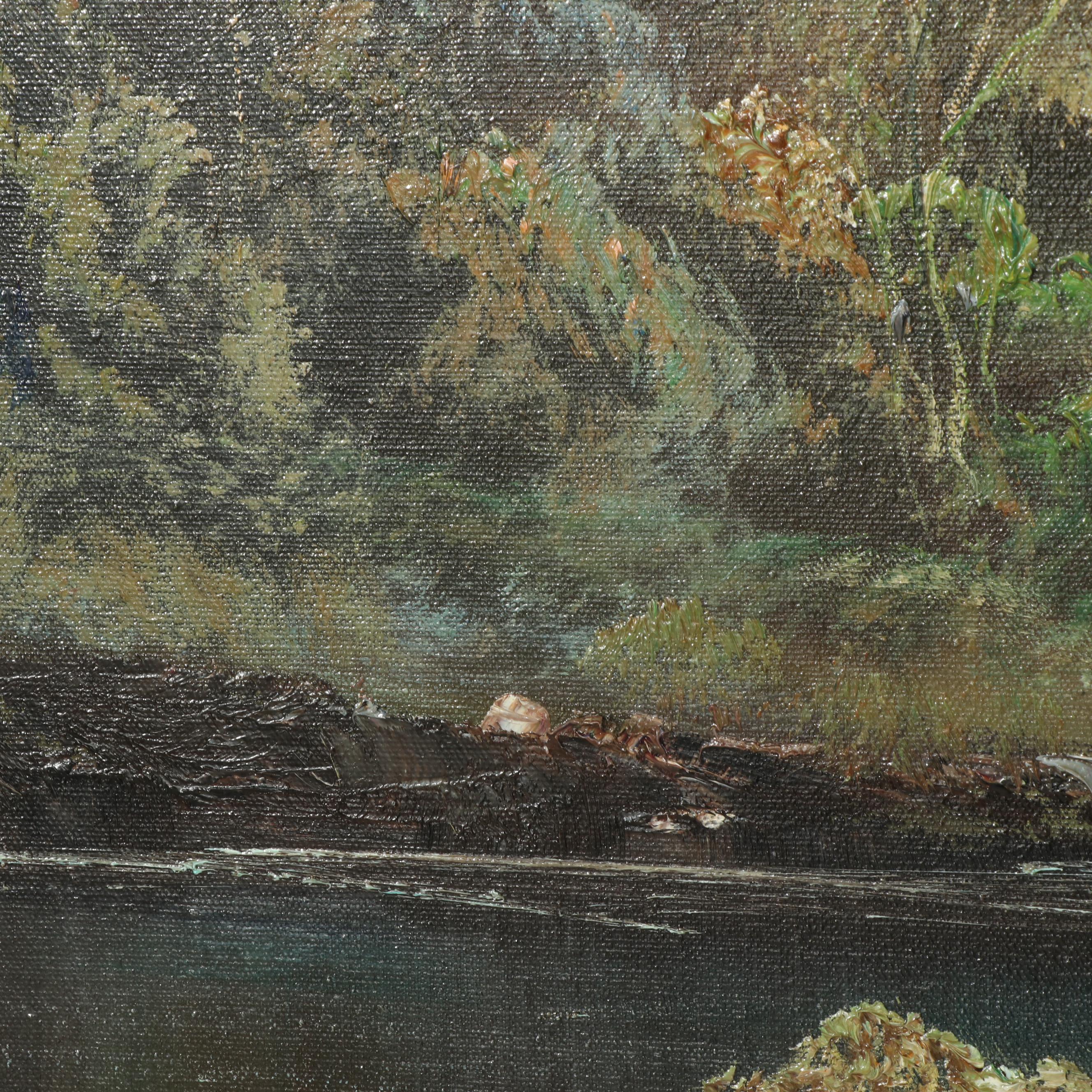 George Deaca Landscape Oil Painting