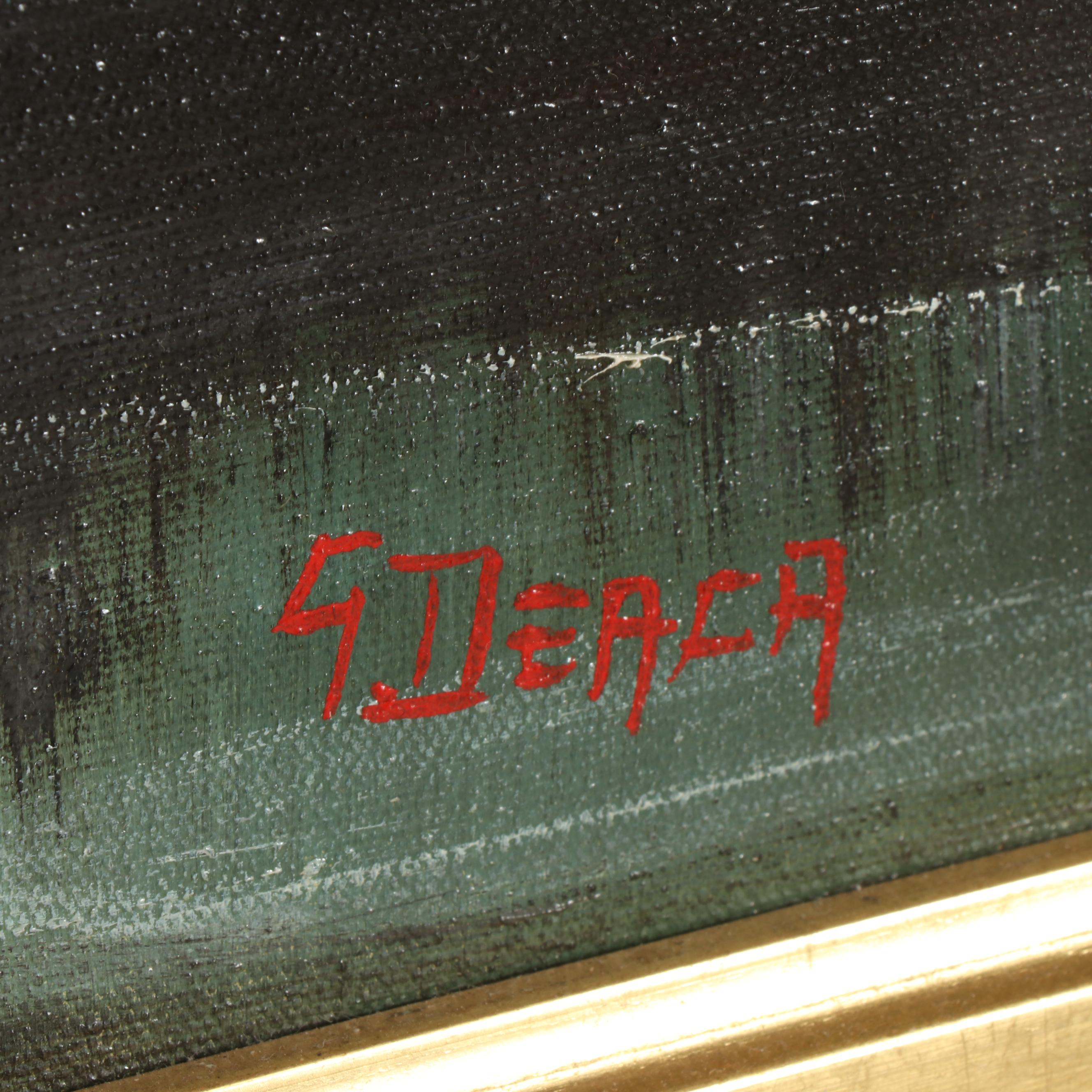 George Deaca Landscape Oil Painting