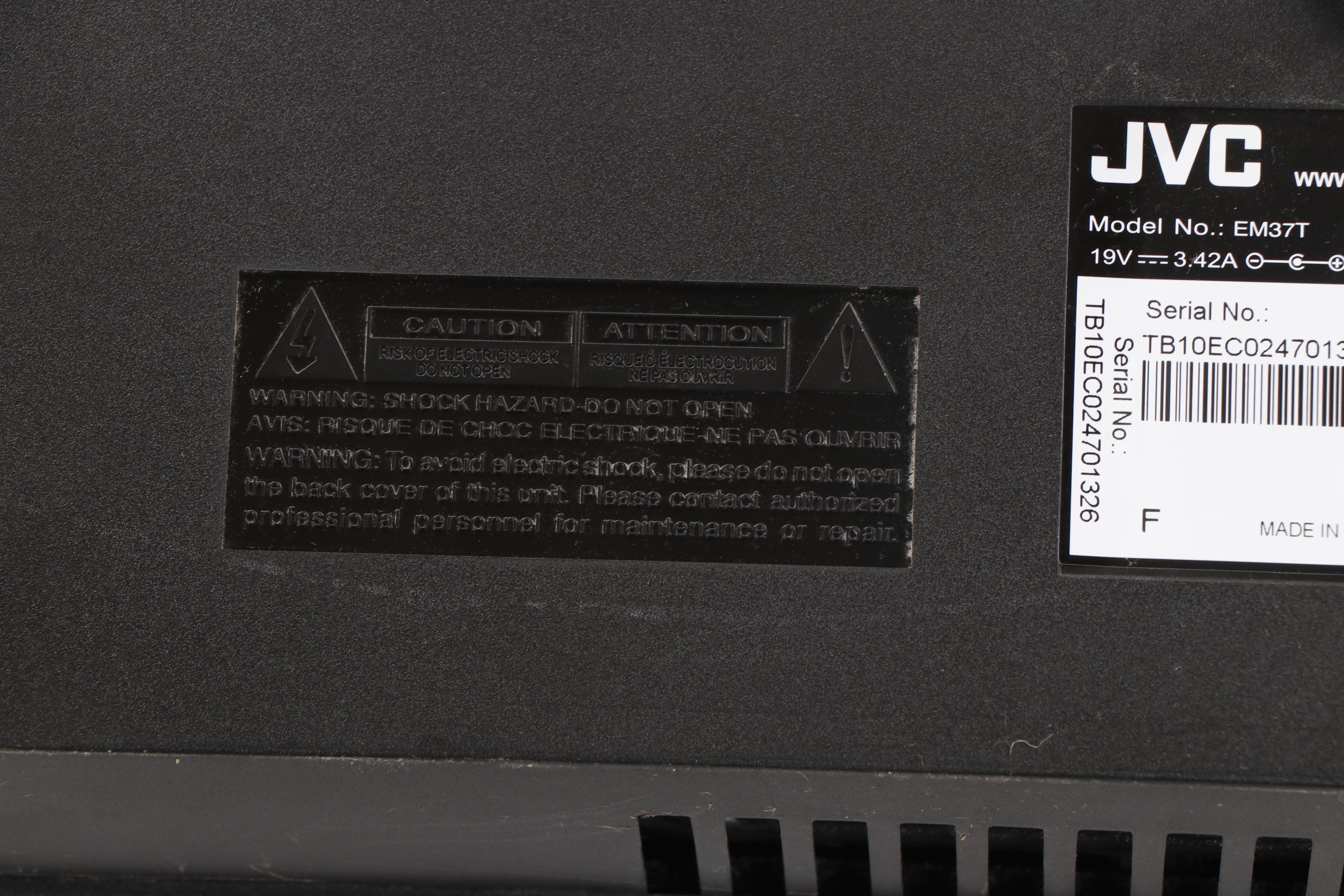 JVC 36" LED Television