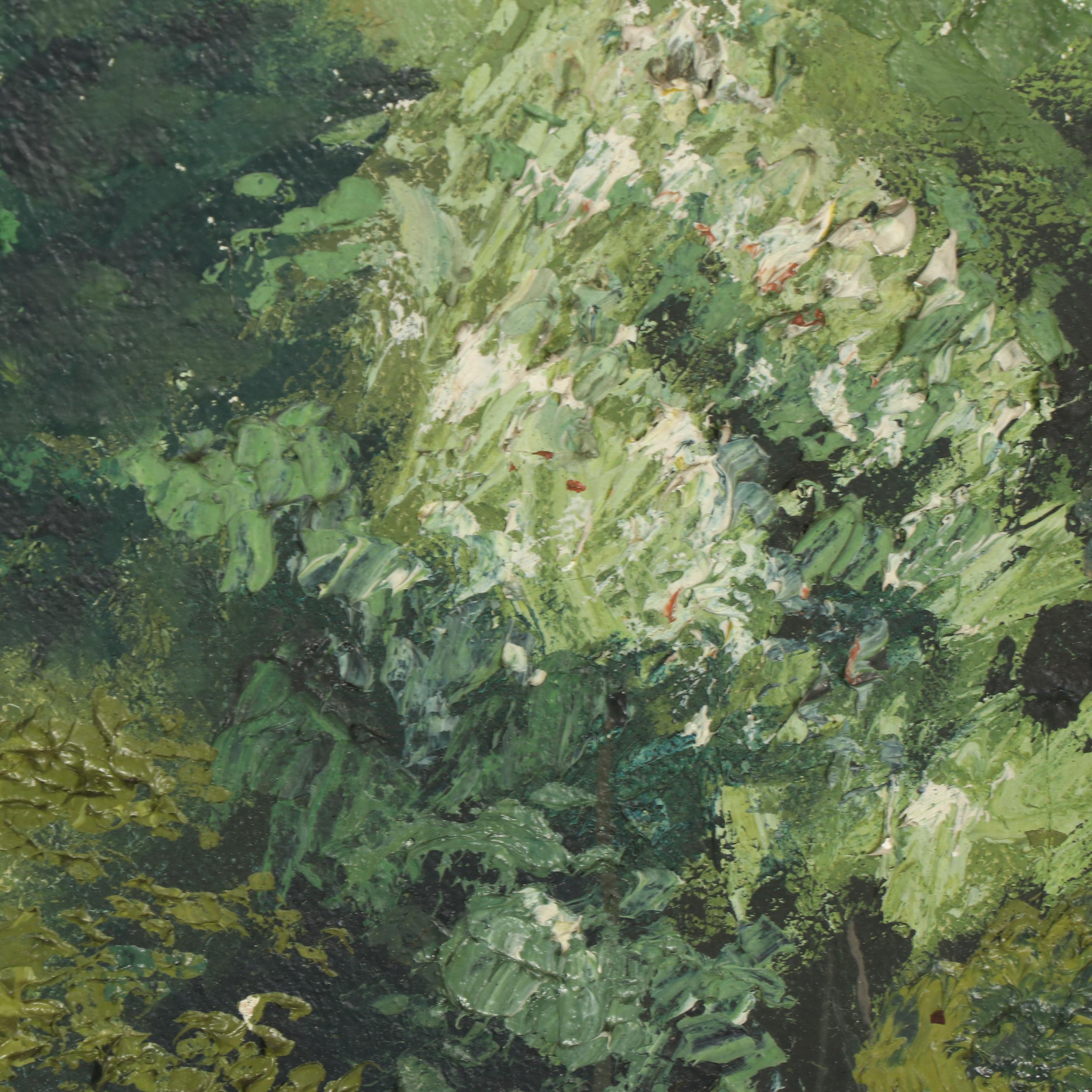 Albert Enno Kaeppel Oil Painting of Wooded Landscape