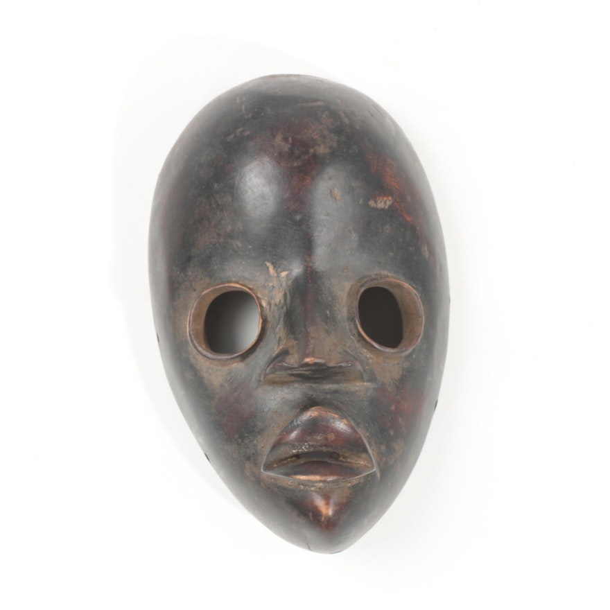 Carved Wood Gunyege Dan Mask