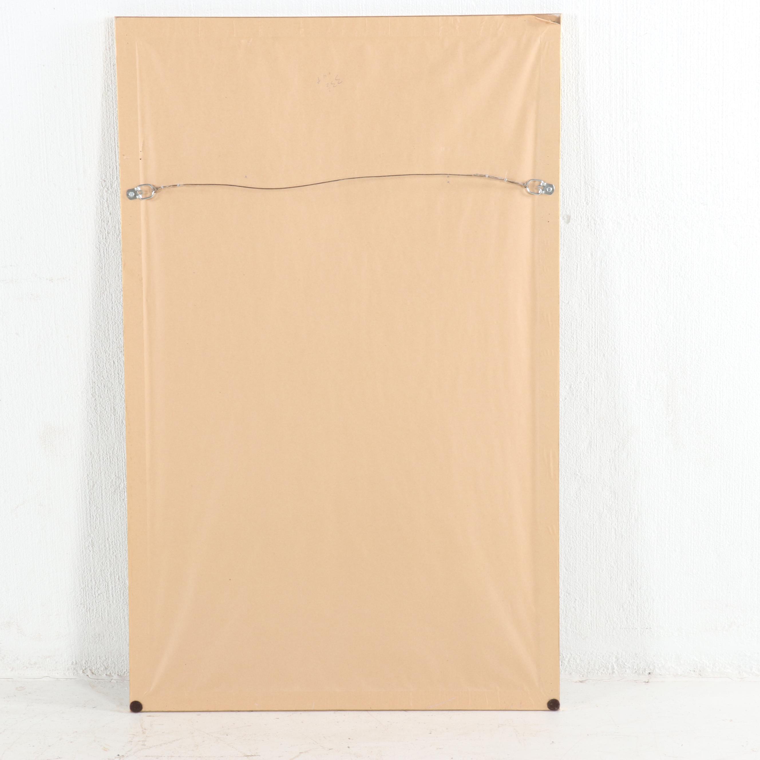 Offset Lithograph After Pompeii Fresco "Europa Picking Flowers"