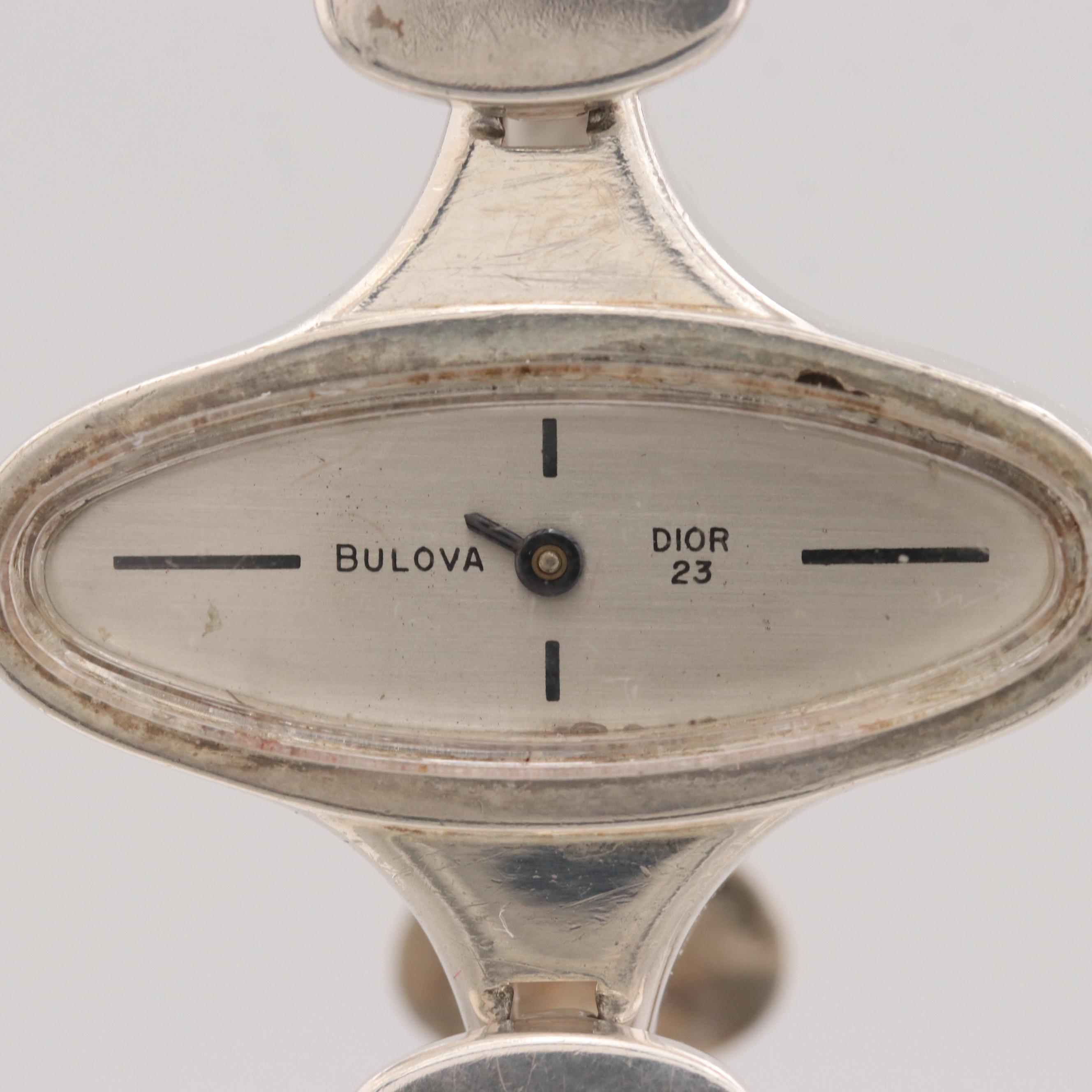 Bulova Dior Sterling Silver Watch