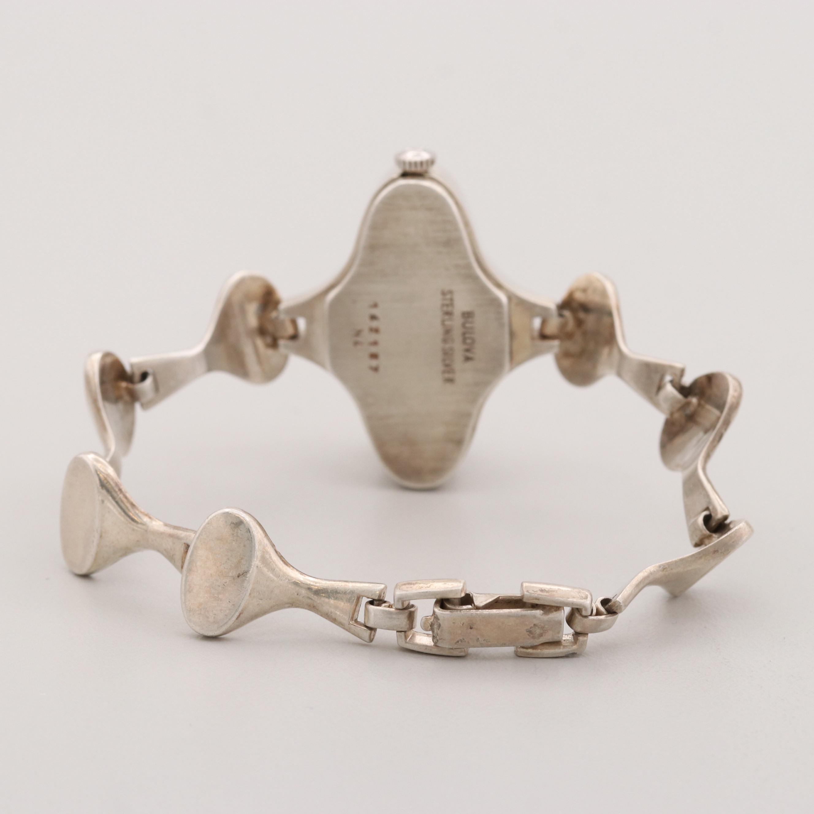 Bulova Dior Sterling Silver Watch