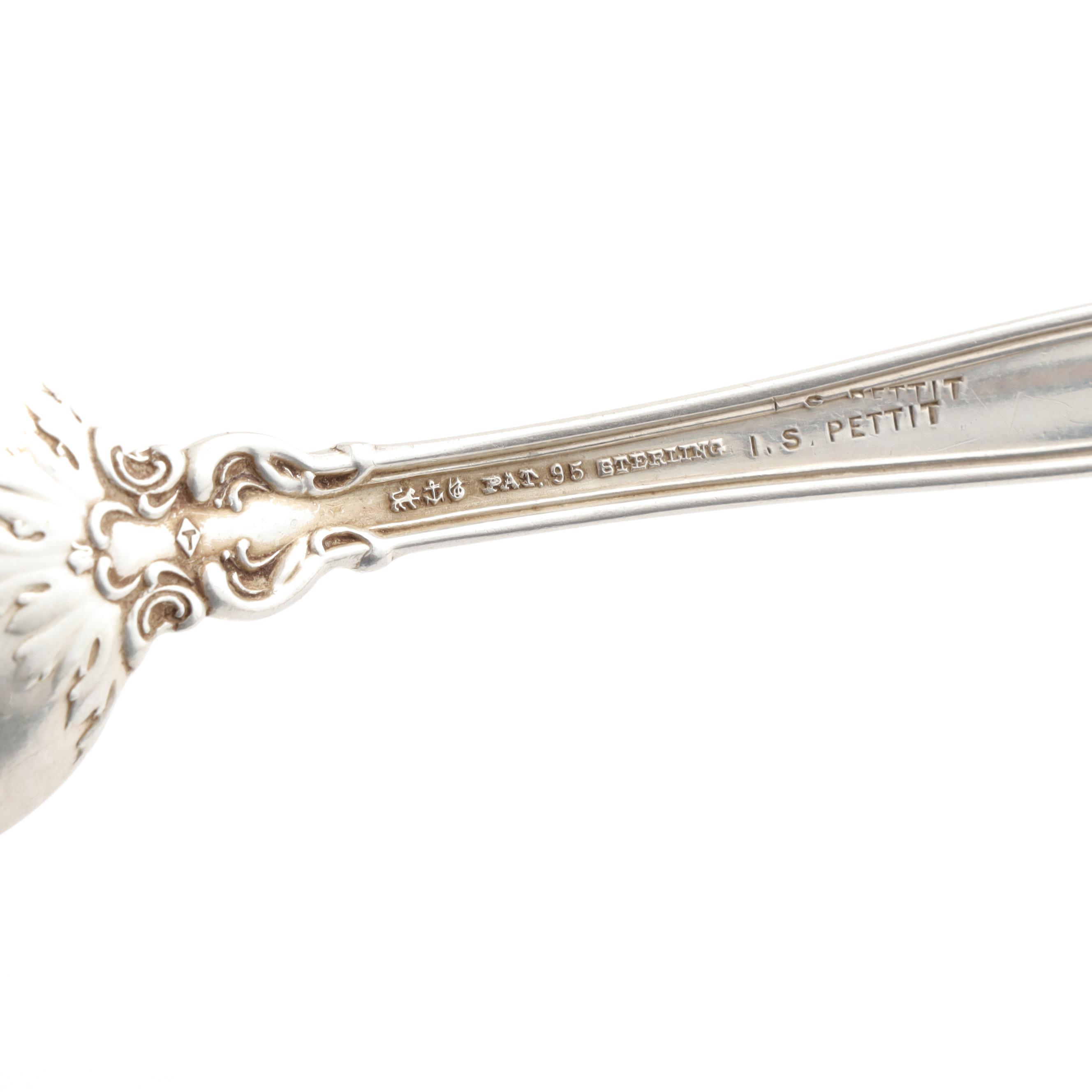 Gorham "Chantilly" Sterling Silver Flatware in Wood Storage Chest