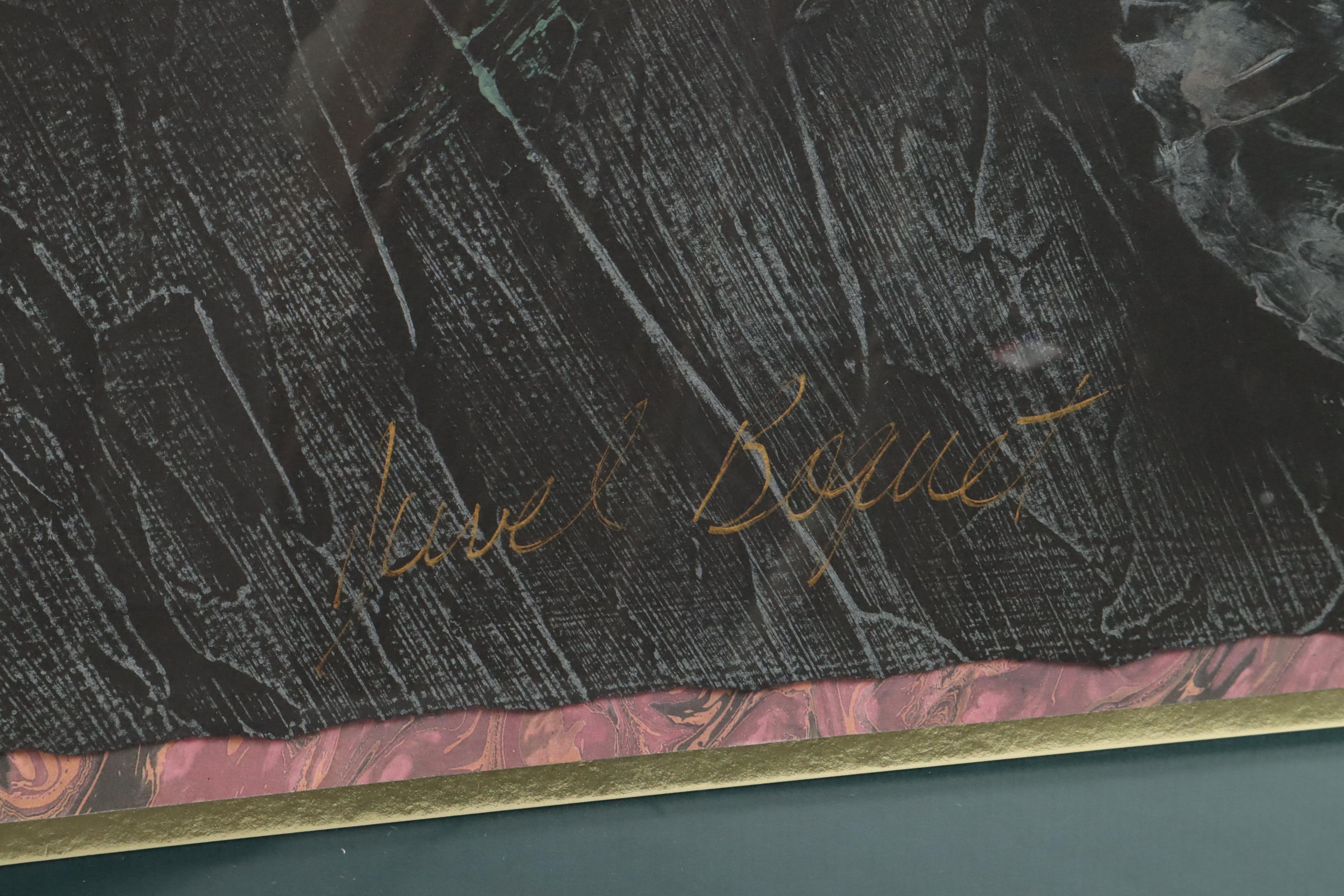 Floral Still Life Lithograph