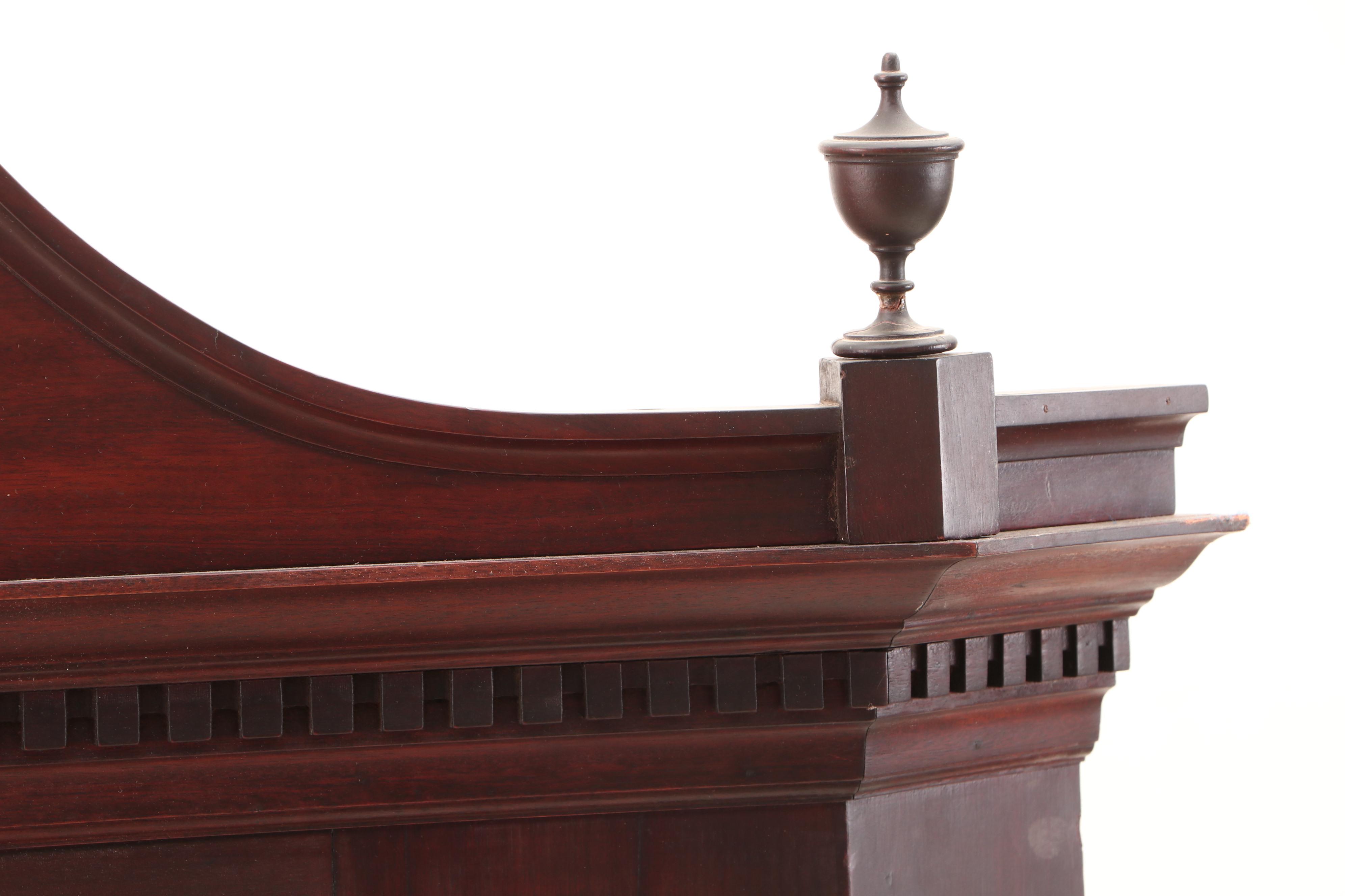 Antique Mahogany China Cabinet, Early 19th Century