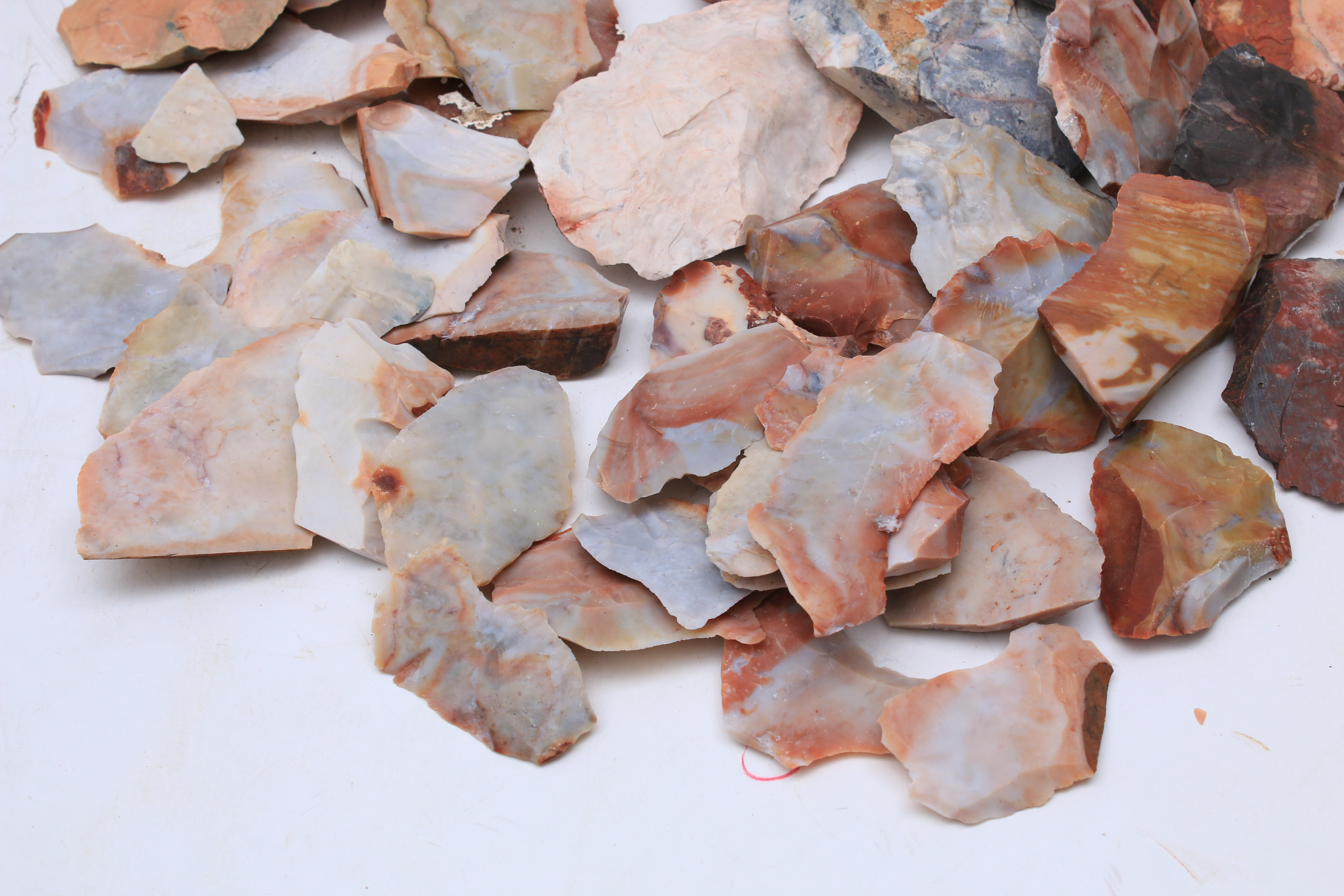 Native American Primary Flake Tools and Lithic Debitage