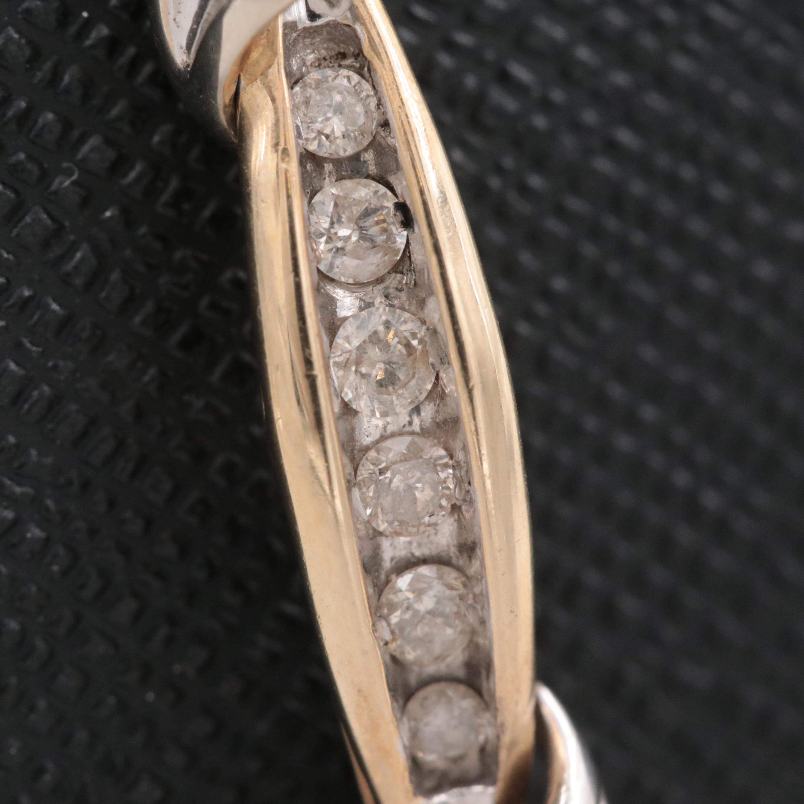 10K Yellow and White Gold 1.62 CTW Diamond Bracelet