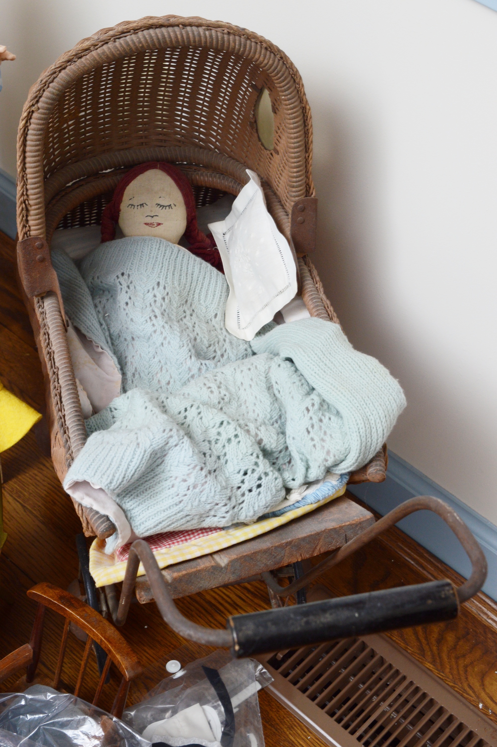 Porcelain Doll with Sleepy Eyes, Doll Furniture, Clothes, and Accessories