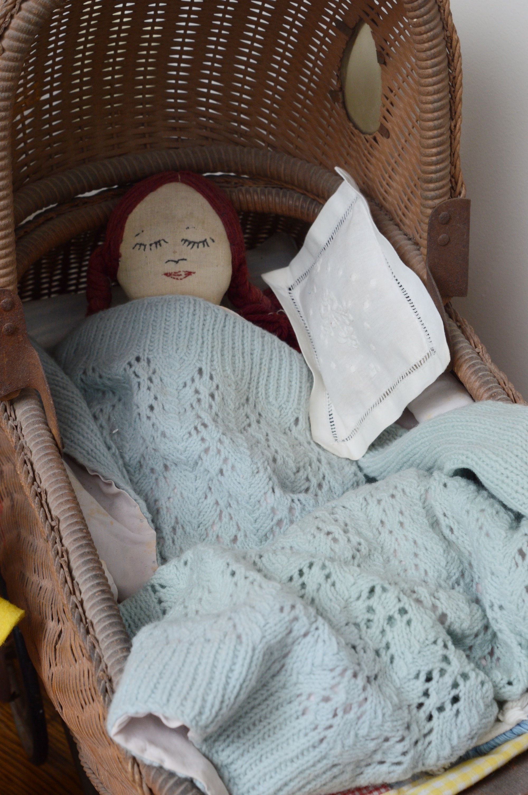 Porcelain Doll with Sleepy Eyes, Doll Furniture, Clothes, and Accessories