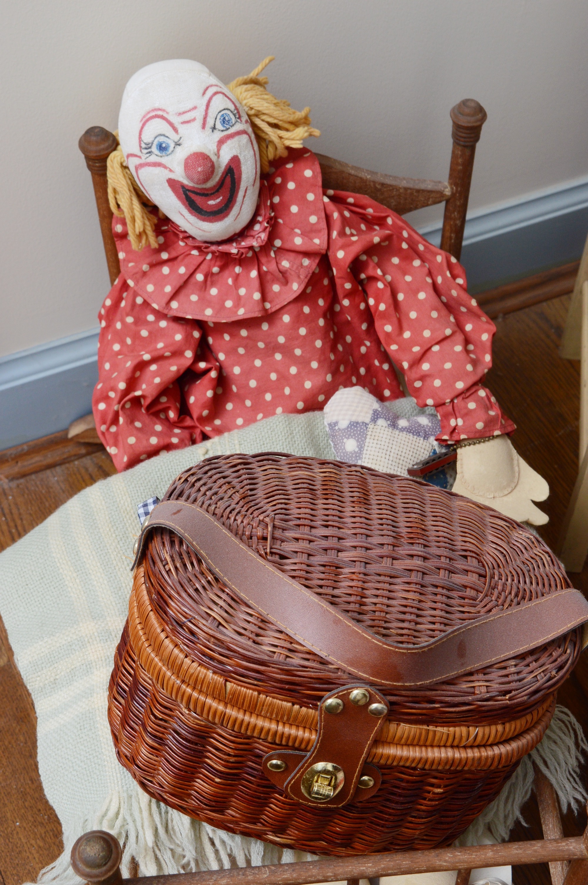 Porcelain Doll with Sleepy Eyes, Doll Furniture, Clothes, and Accessories