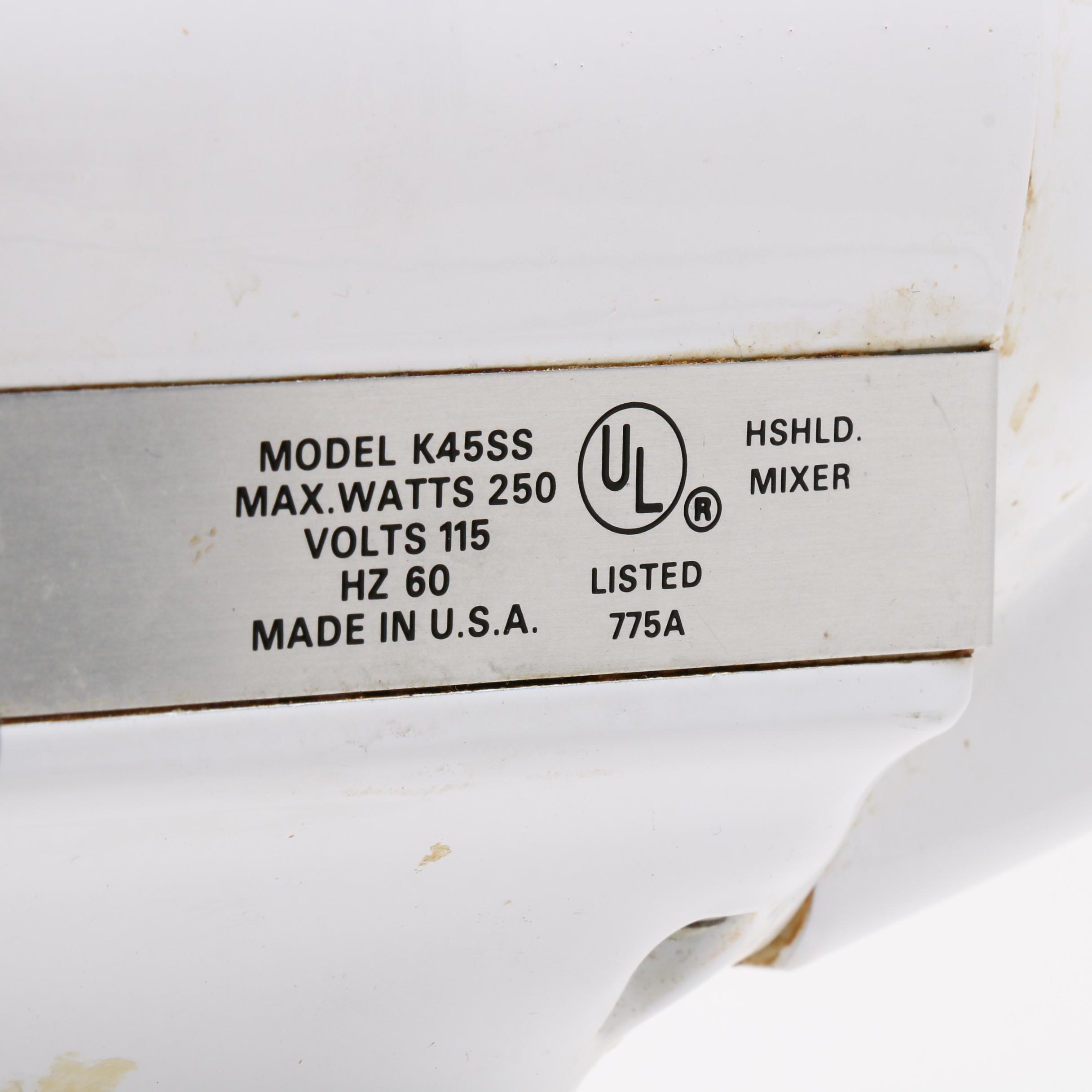 Kitchen Aid Hobart "K45SS" Stand Mixer